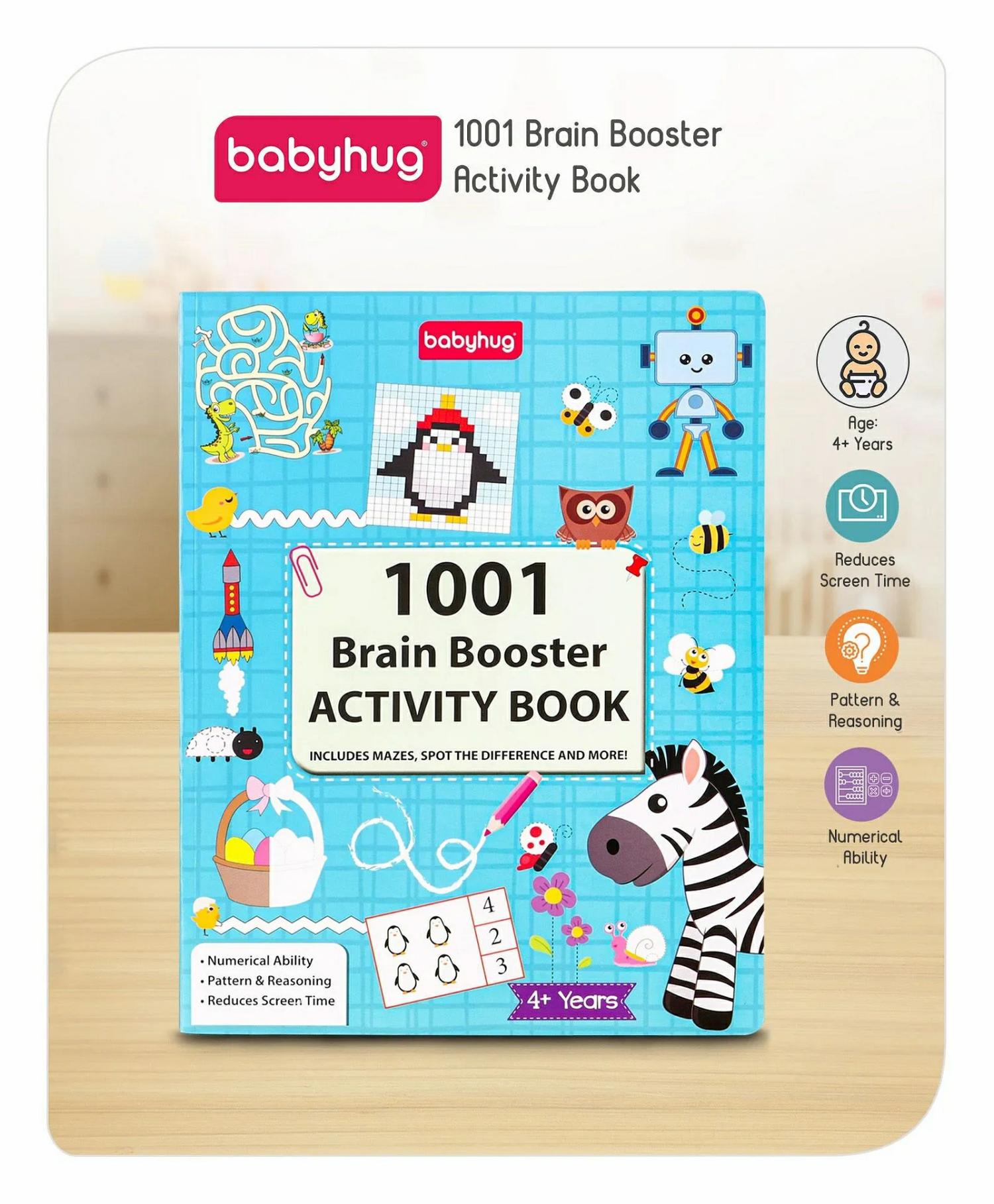 1001 Brain Booster Activity Book – English  |   Crafts, Hobbies & Activity Books Crafts, Hobbies & Activity Books Crafts