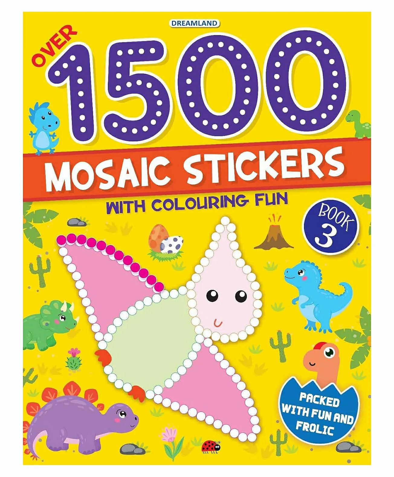 15 Mosaic Stickers Book 3 With Colouring Fun Sticker Book – English  |   Sticker Books Sticker Books Sticker Books