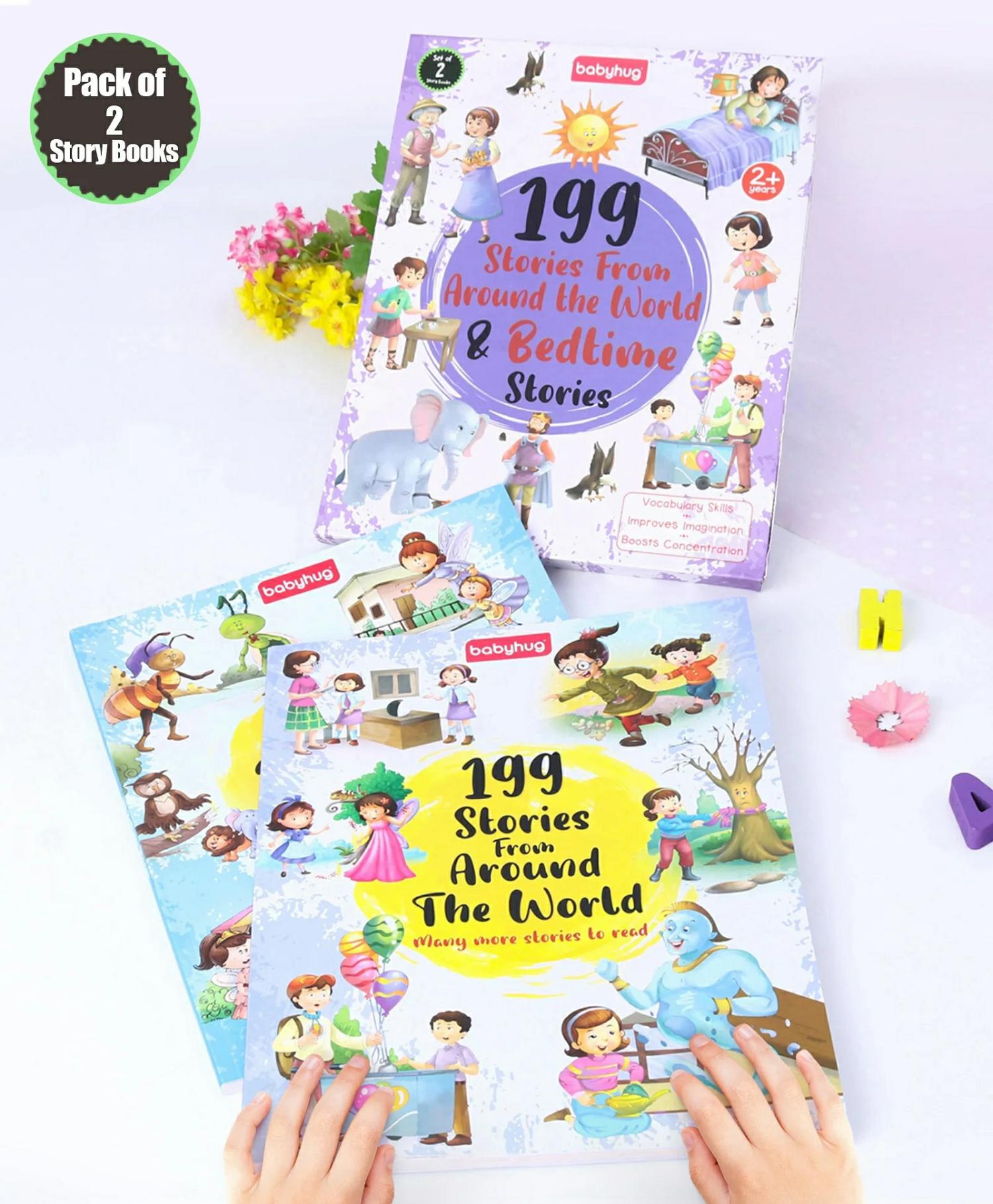 199 Stories From Around The World & Bedtime Books Pack Of 2- English  |   Picture Books Picture Books Picture Books