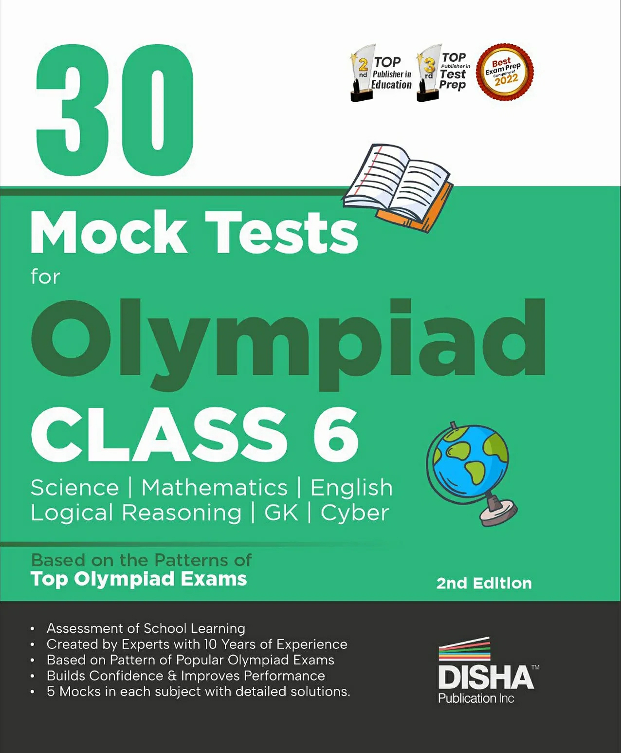 3 Mock Test Series For Olympiads Class 6 Science, Mathematics, English, Logical Reasoning, Gk/ Social & Cyber 2Nd Edition  |   Academic Books Academic Books Academic Books