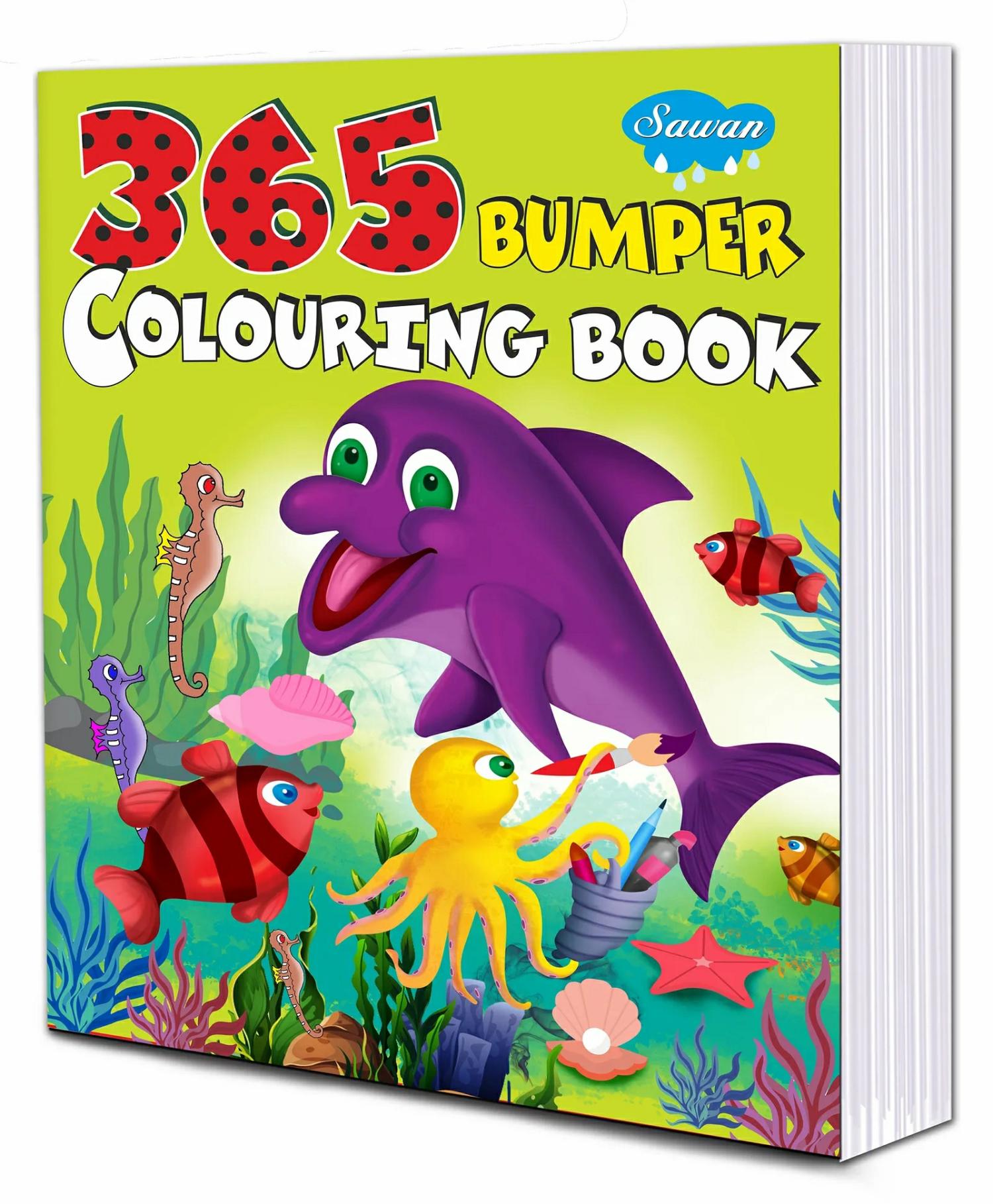 365 Bumper Colouring Book – English  |   Crafts, Hobbies & Activity Books Crafts, Hobbies & Activity Books Crafts