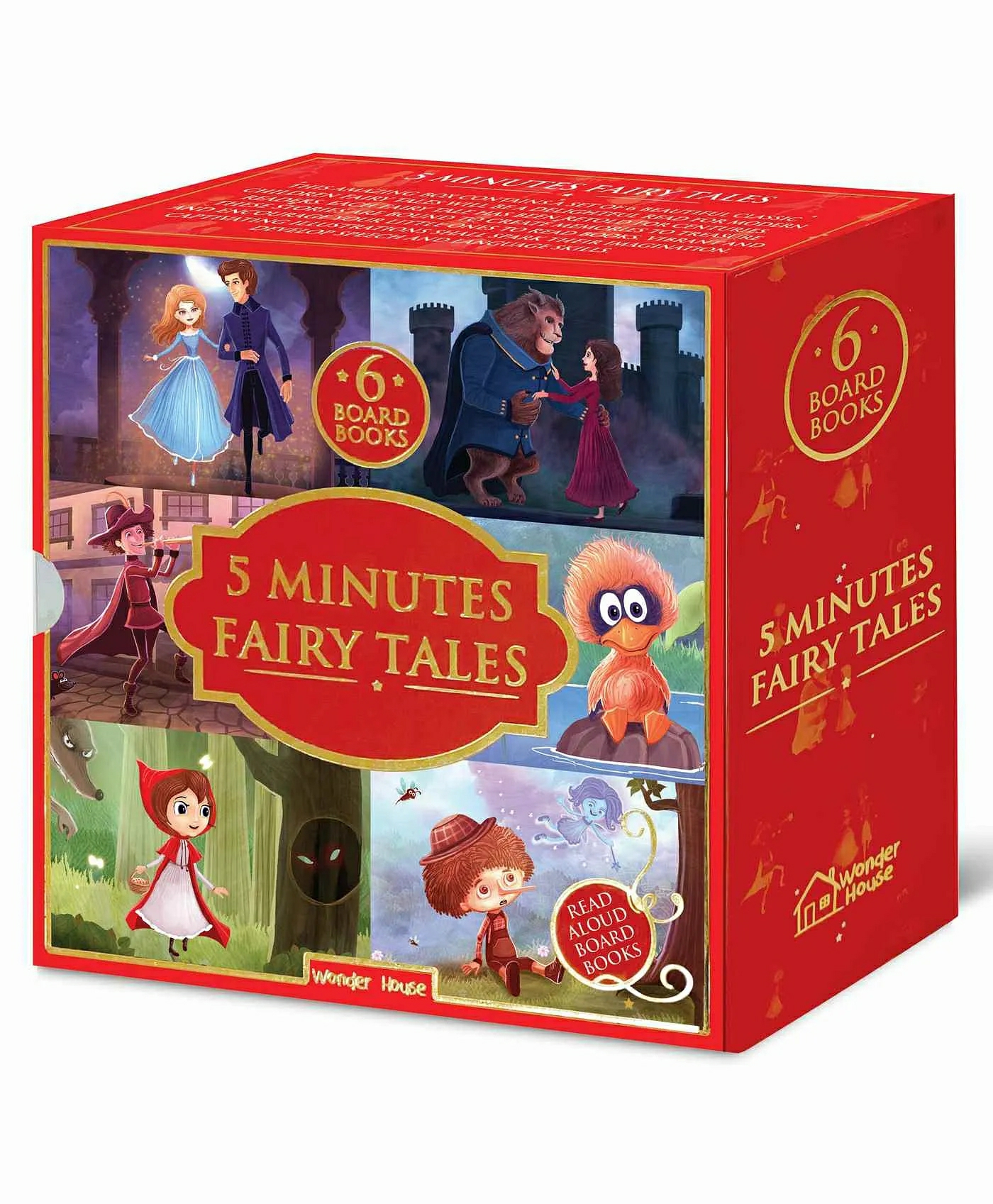 5 Minutes Fairy Tales Set Of 6 – English  |   Board Books Board Books Board Books