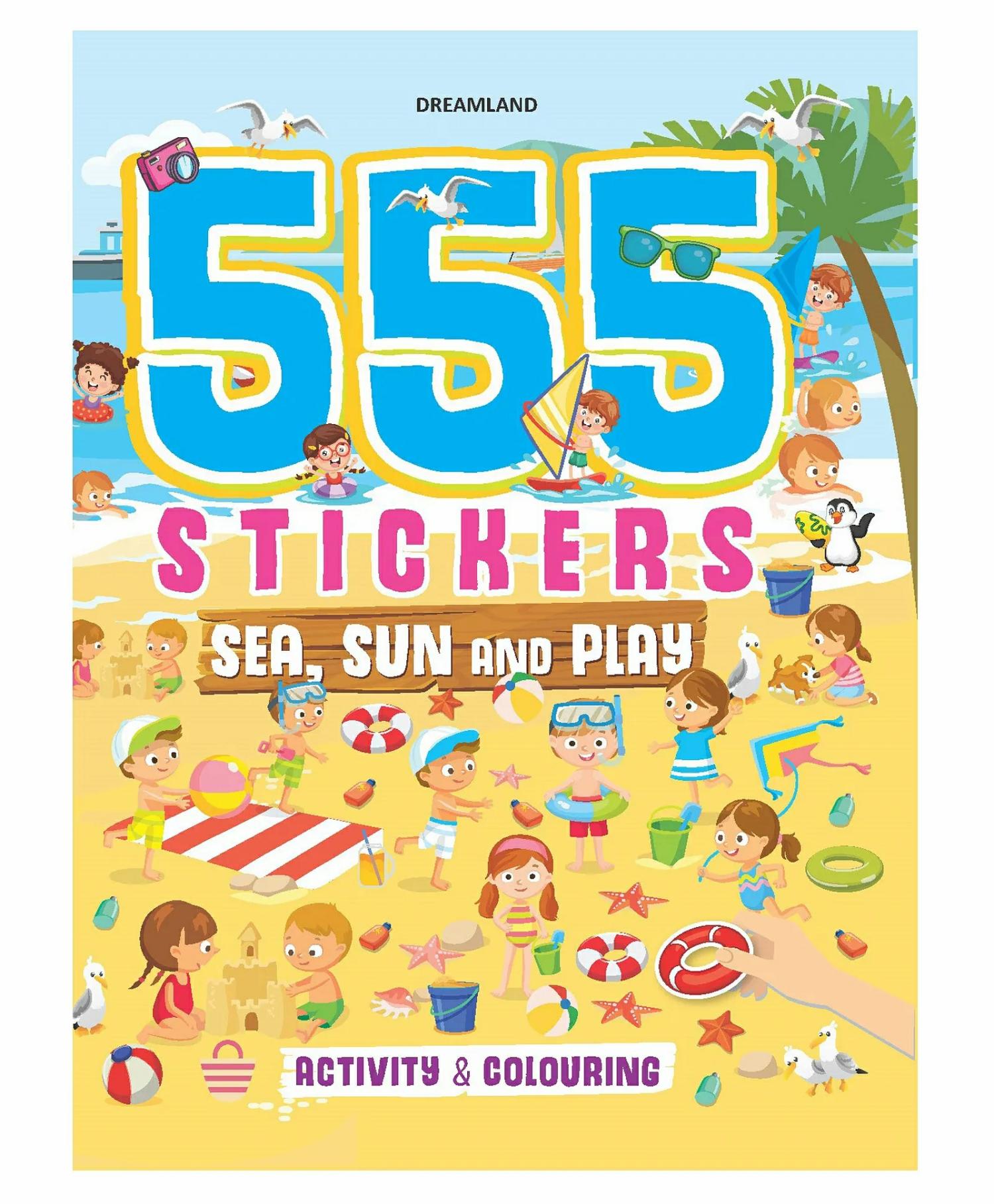 555 Stickers Sea Sun And Play Activity & Colouring Book – English  |   Read & Learn Read & Learn Read & Learn