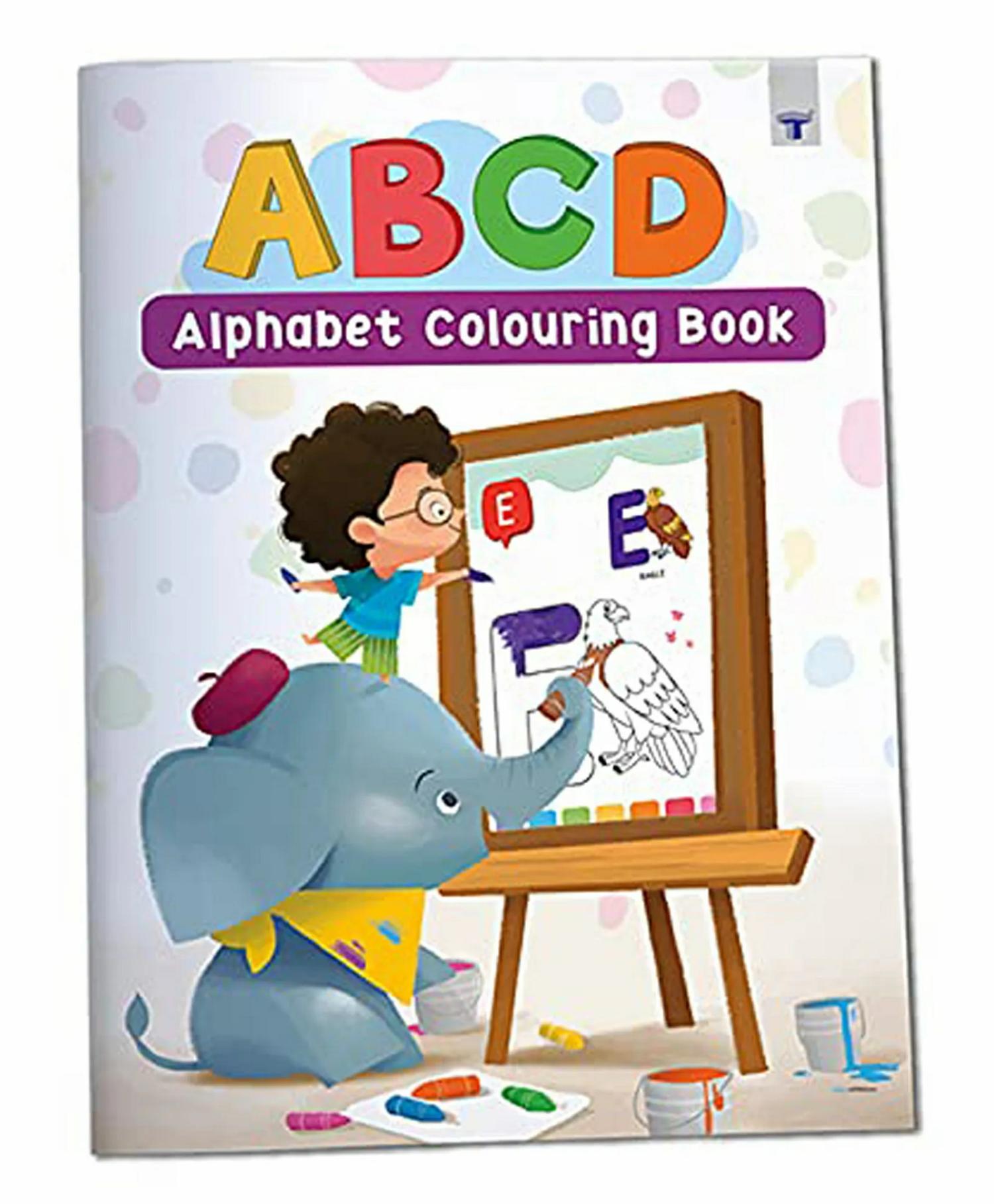 Abcd Alphabet Colouring Book – English  |   Drawing & Coloring Book Drawing & Coloring Book Drawing & Coloring Book