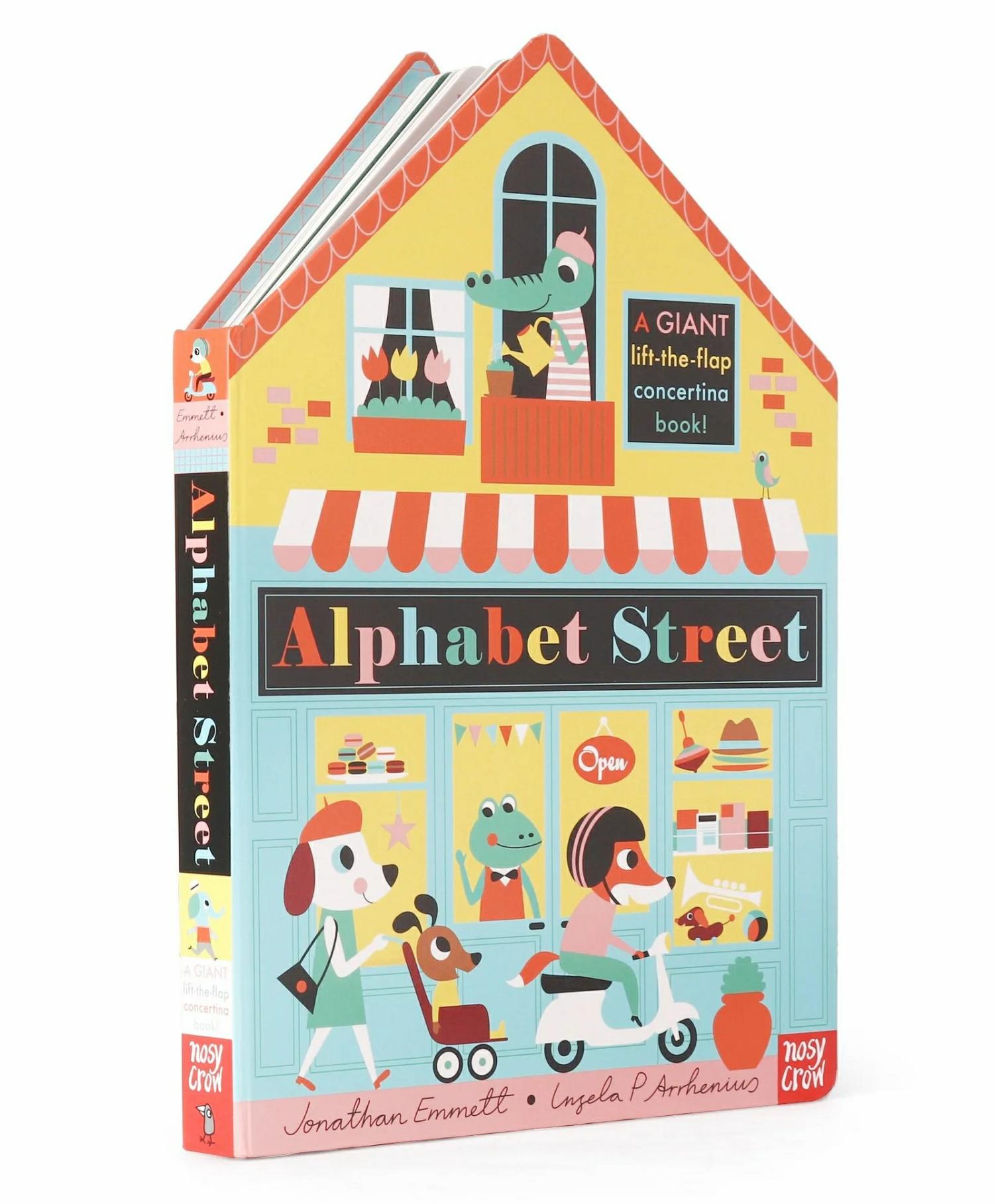 Alphabet Street Board Book By Jonathan Emmett – English  |   Board Books Board Books Board Books