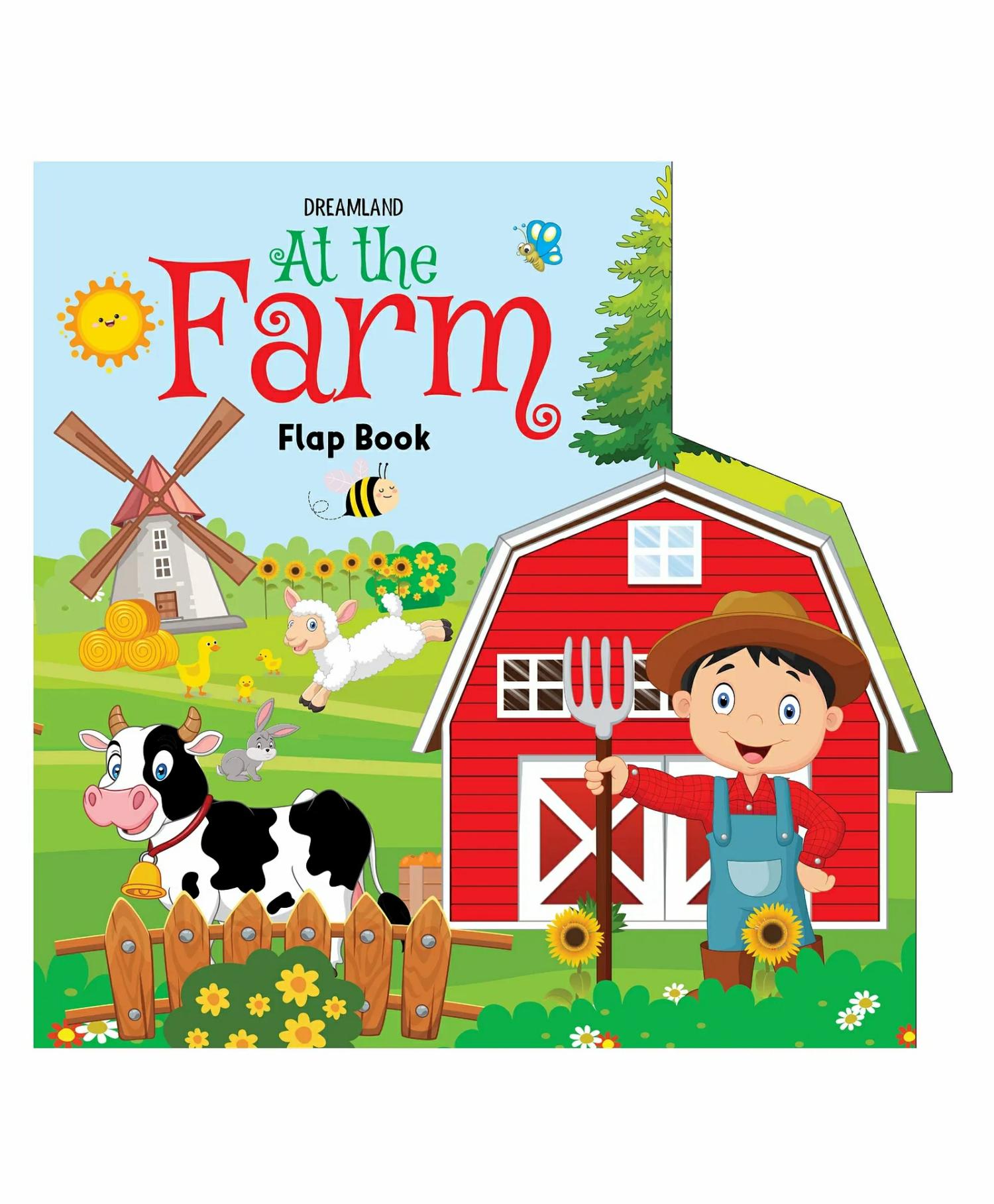 At The Farm – Lift The Flap Book With Bright And Colourful Pictures- Early Learning Book For Children  |   Read & Learn Read & Learn Read & Learn