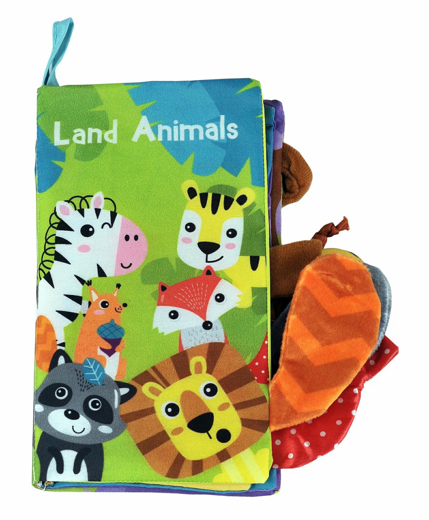 Baby Basics Cloth Tail Books Land Animals Theme- English  |   Read & Learn Read & Learn Read & Learn