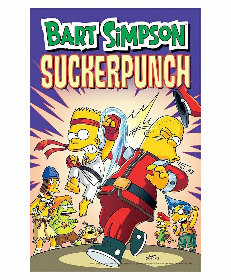 Bart Simpson Sucker Punch Book – English  |   Comics & Graphic Books Comics & Graphic Books Comics & Graphic Books