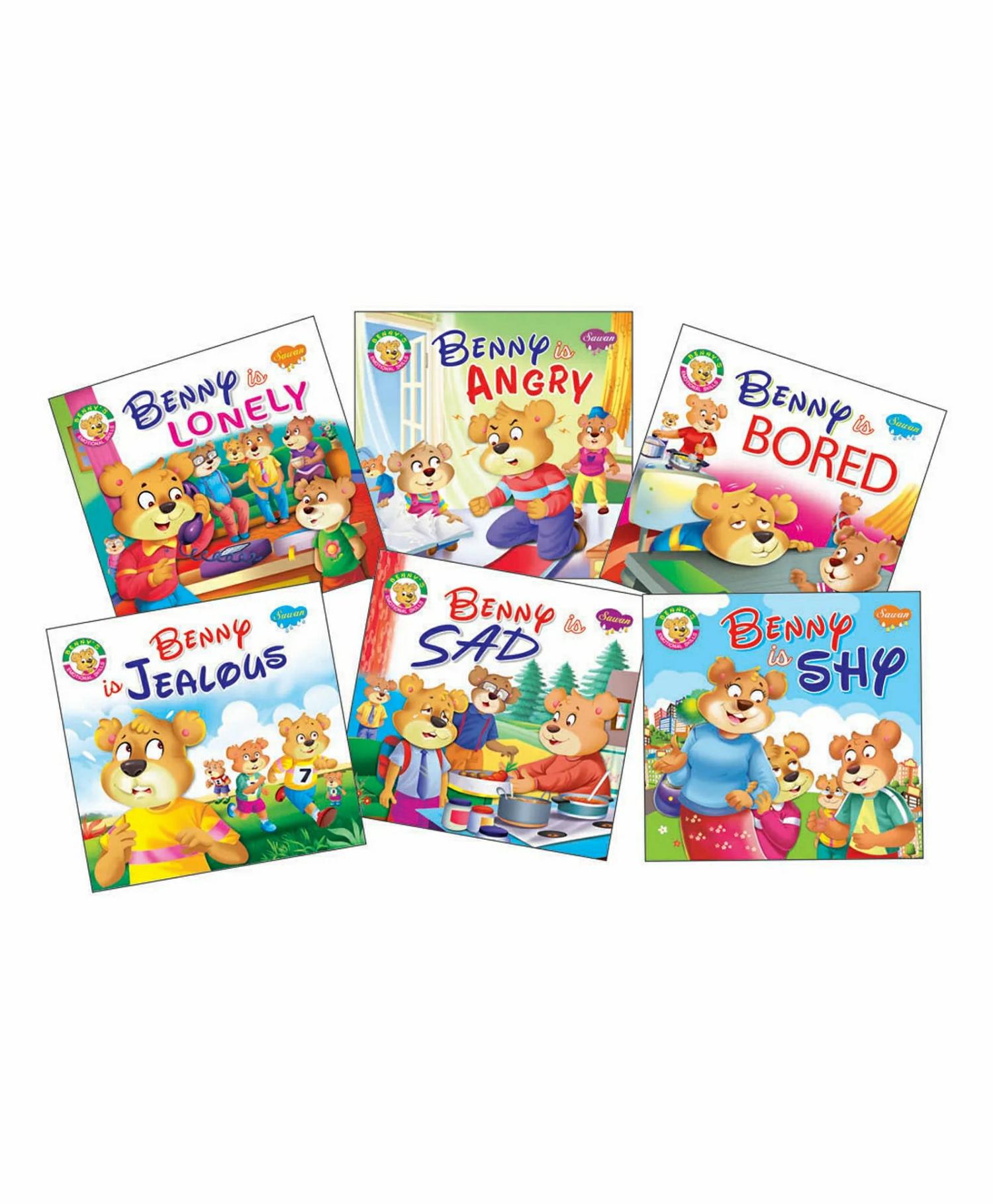 Benny’s Emotional Skills Story Books Set Of 6 – English  |   Story Books Picture Books Picture Books