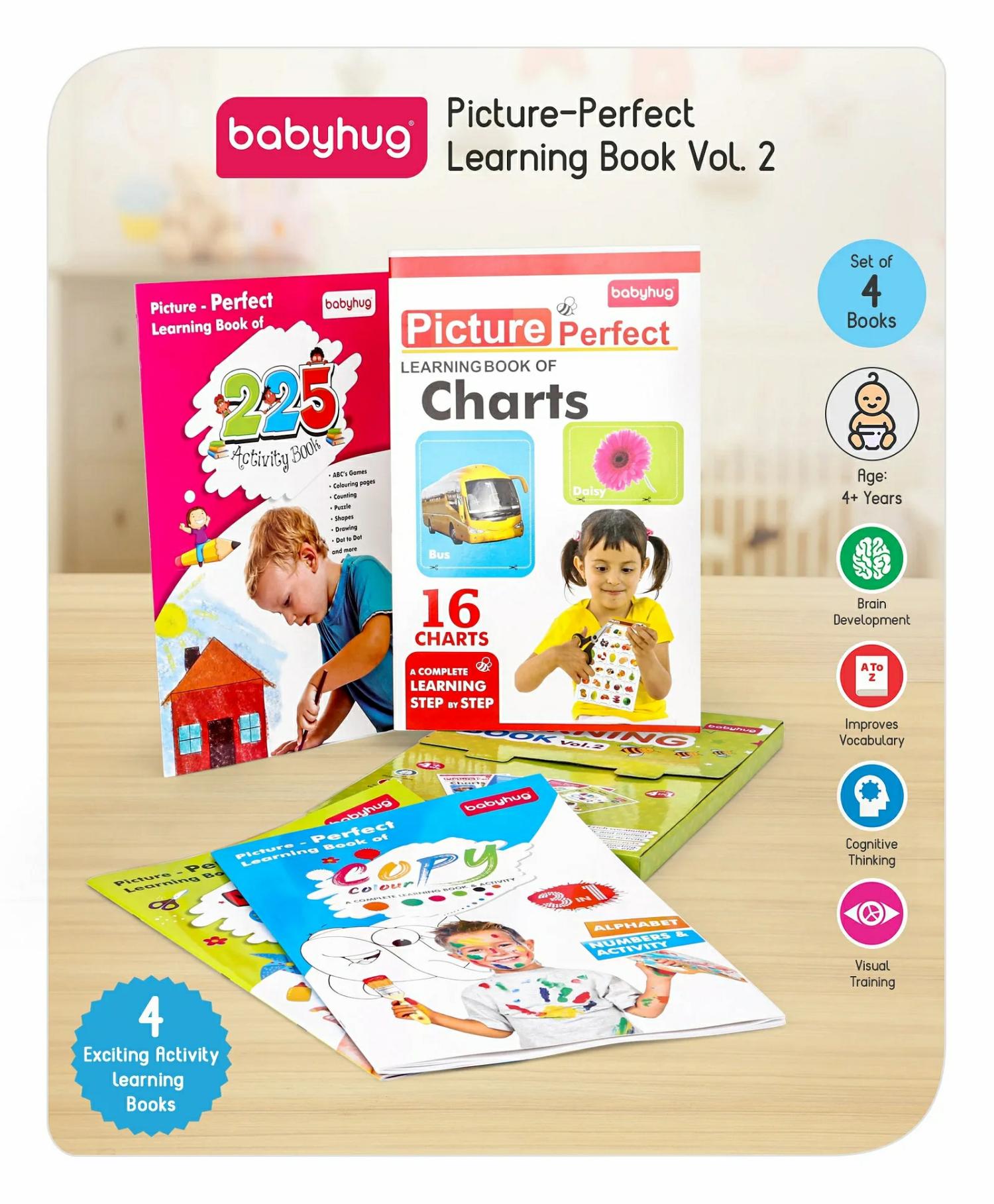 Big Picture Early Learning Activity Books Pack Of 4 – English  |   Picture Books Picture Books Picture Books