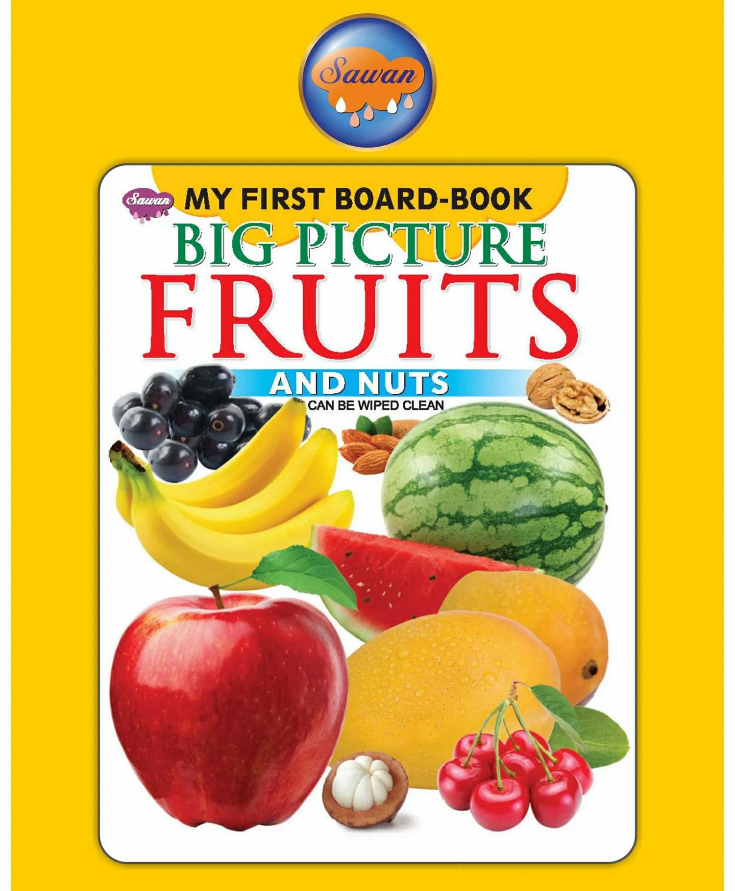 Big Pictures Fruit And Nuts – English  |   Read & Learn Picture Books Picture Books