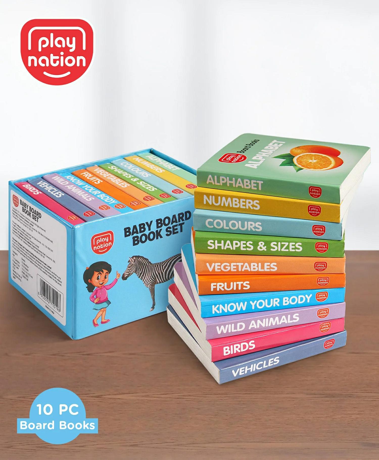 Board Books Pack Of 10 – English  |   Picture Books Board Books Board Books