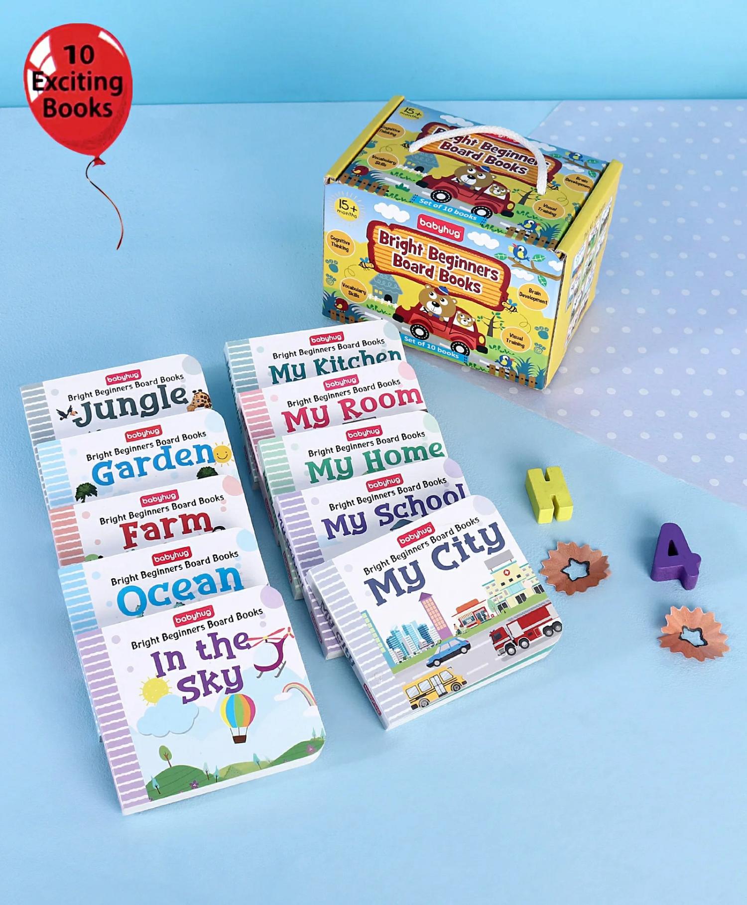 Bright Beginners Board Book Set Of 10 – English  |   Board Books Board Books Board Books