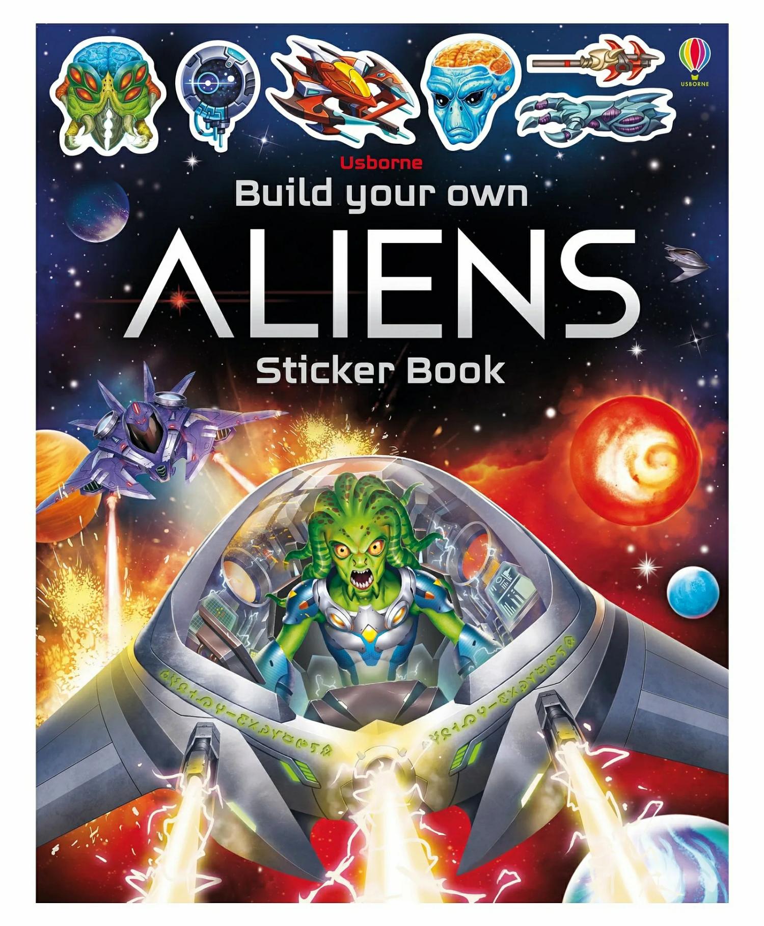 Build Your Own Aliens Sticker Book – English  |   Sticker Books Sticker Books Sticker Books