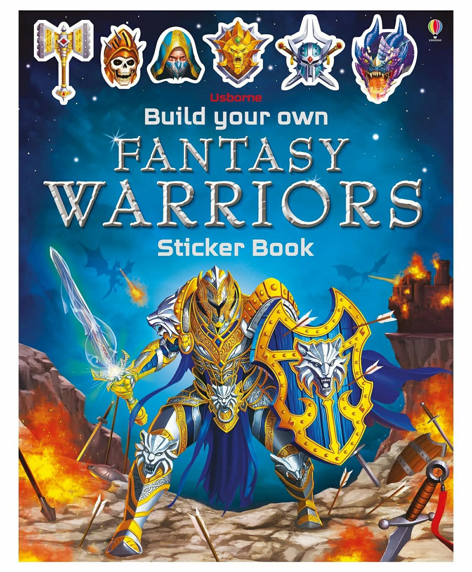 Build Your Own Fantasy Warriors Sticker Book – English  |   Sticker Books Sticker Books Sticker Books