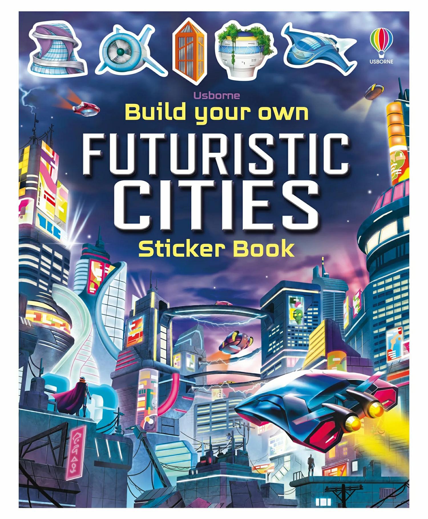 Build Your Own Futuristic Cities Sticker Book – English  |   Sticker Books Sticker Books Sticker Books