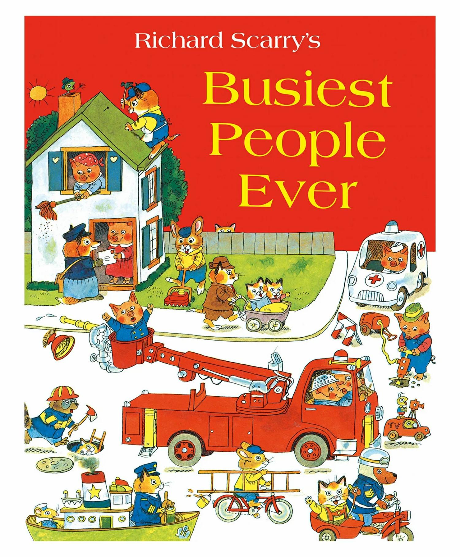 Busiest People Ever By Richard Scarry – English  |   Picture Books Picture Books Picture Books