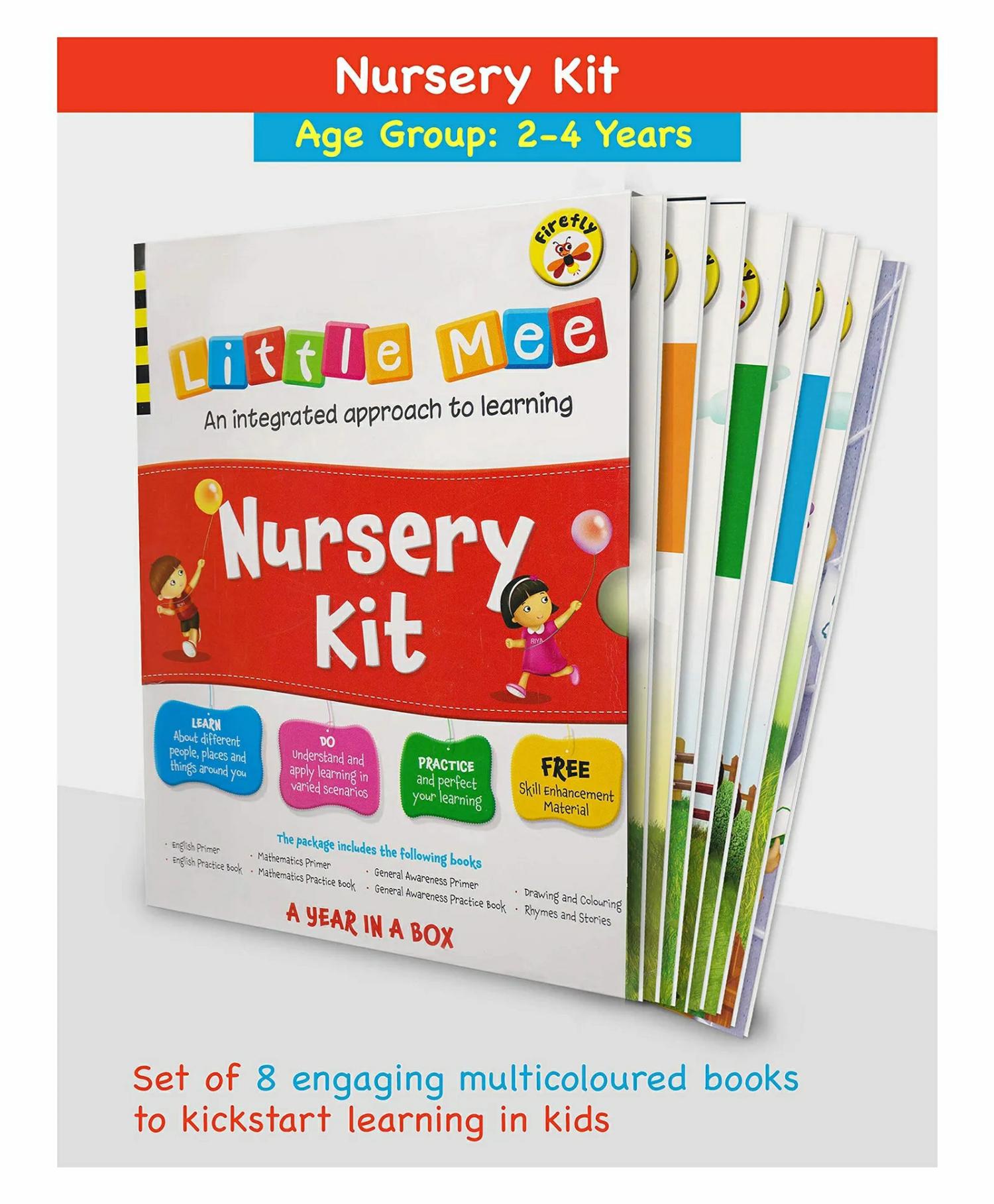 Chetana Nursery Kit Early Learning Books With Pictures Set Of 8 – English  |   Read & Learn Read & Learn Read & Learn