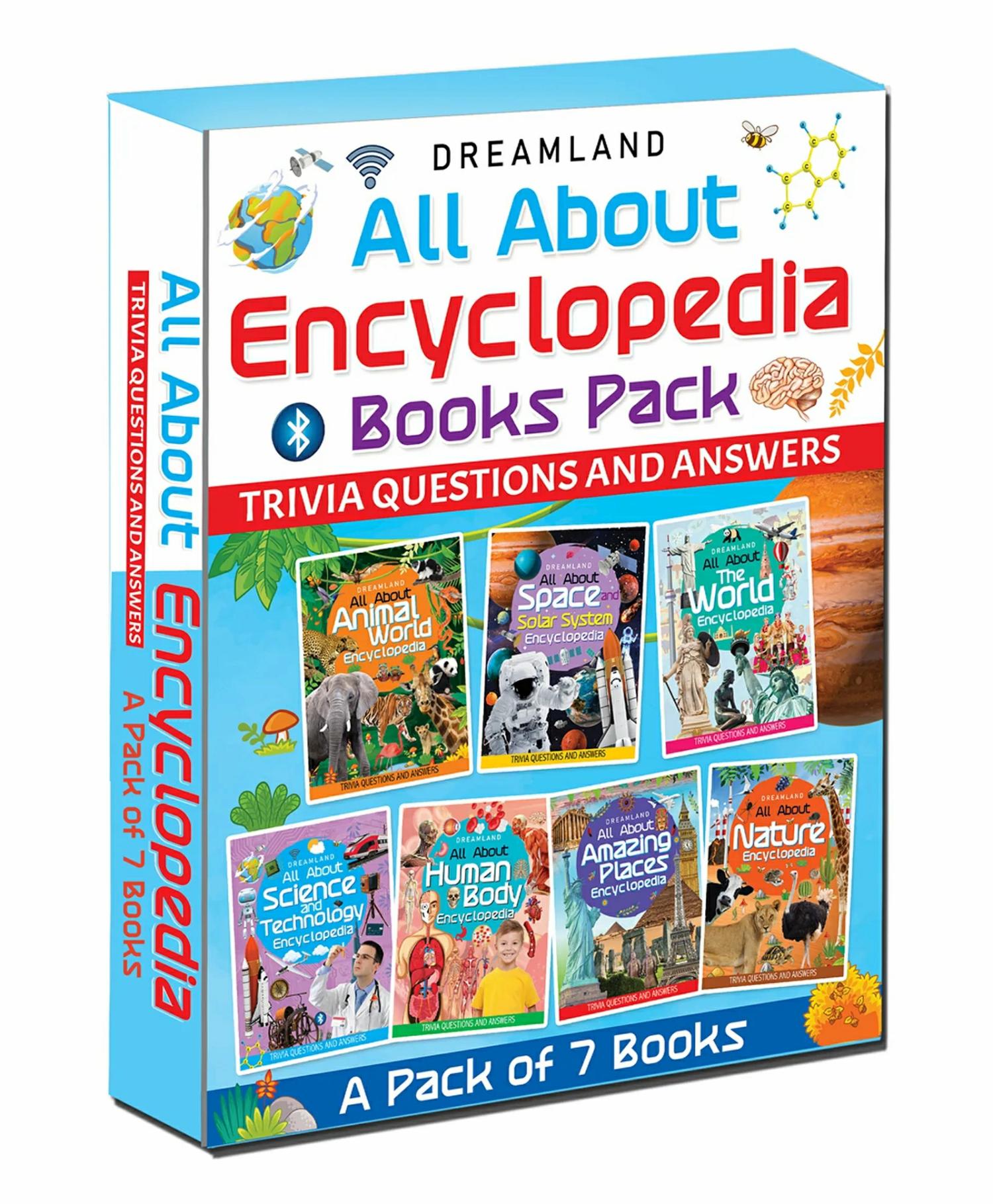 Children Encyclopedia Books Pack – All About Trivia Questions And Answers , Animals World, Space And Solar System, The World, Human Body, Amazing Places, Nature  |   Read & Learn Read & Learn Read & Learn