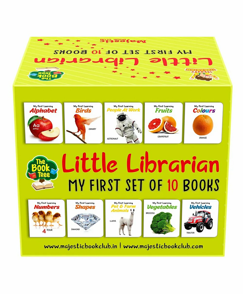 Club My First Little Librarian: Boxset Of 10 Best Board Books For Kids Board Book  |   Board Books Board Books Board Books