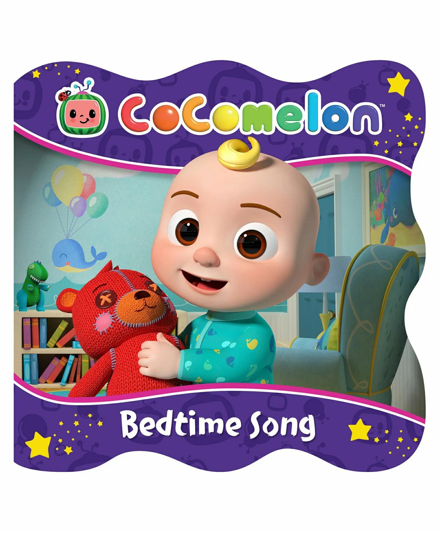 Cocomelon Bedtime Song Shaped Board Book – English  |   Board Books Board Books Board Books