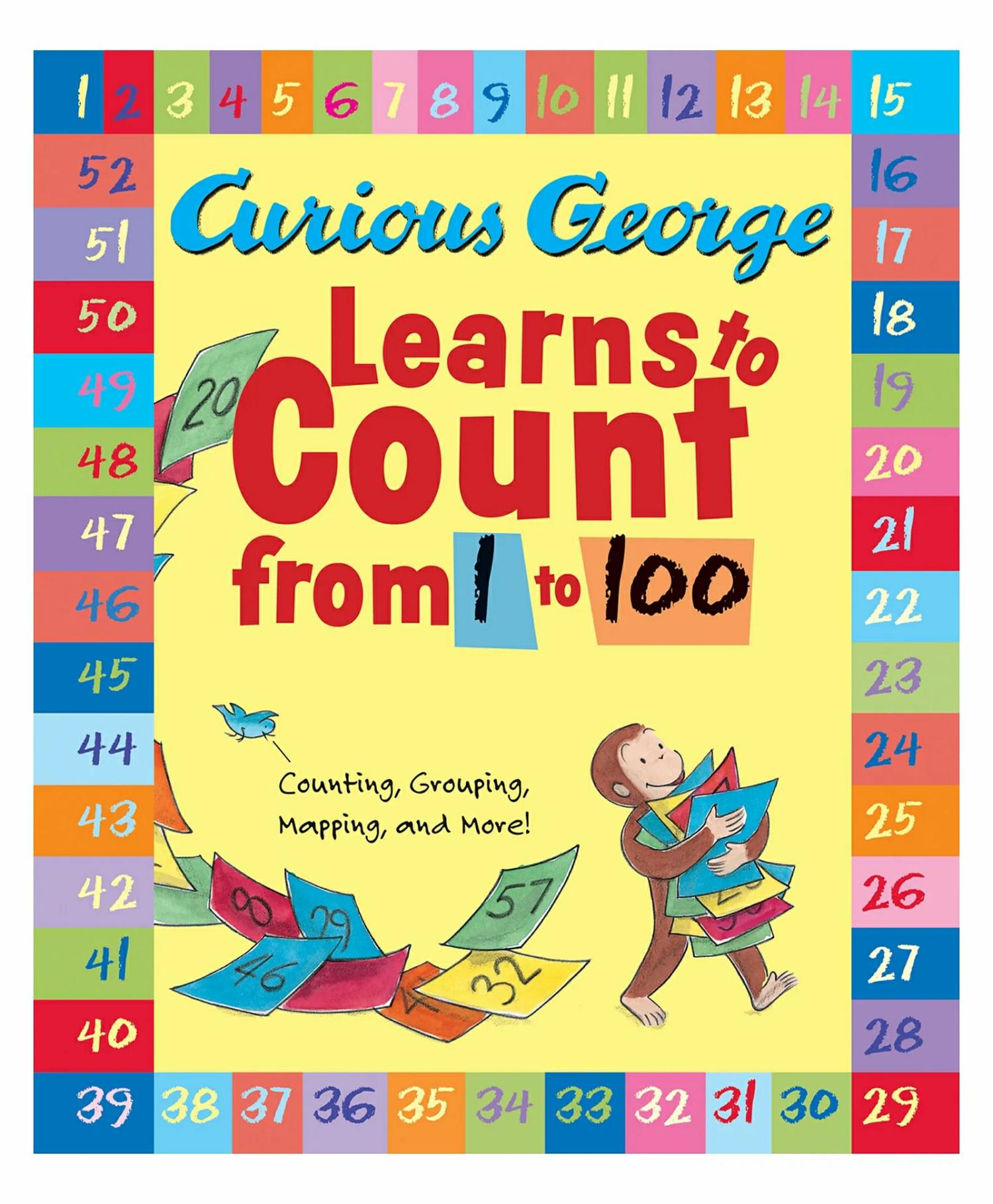 Curious George Learns To Count From 1 To 100 – English  |   Read & Learn Picture Books Picture Books