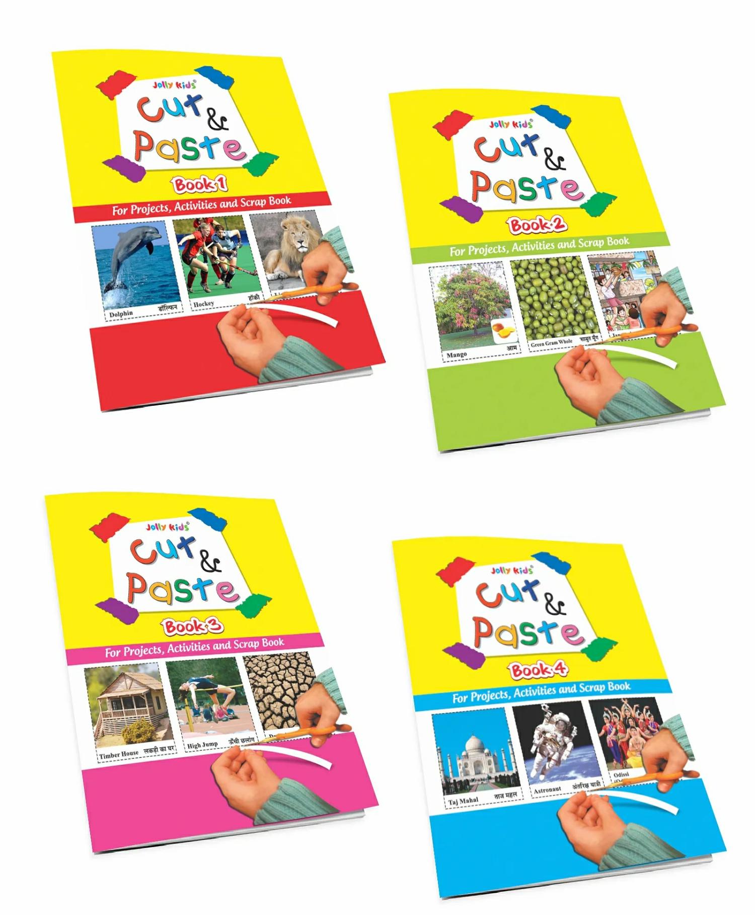 Cut & Paste Project Activities & Scrap Books Set Of 4 – English  |   Crafts, Hobbies & Activity Books Crafts, Hobbies & Activity Books Crafts