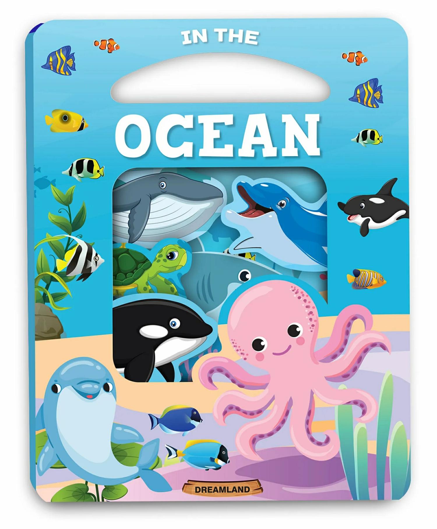 Die Cut Window Board Book In The Ocean – English  |   Read & Learn Board Books Board Books