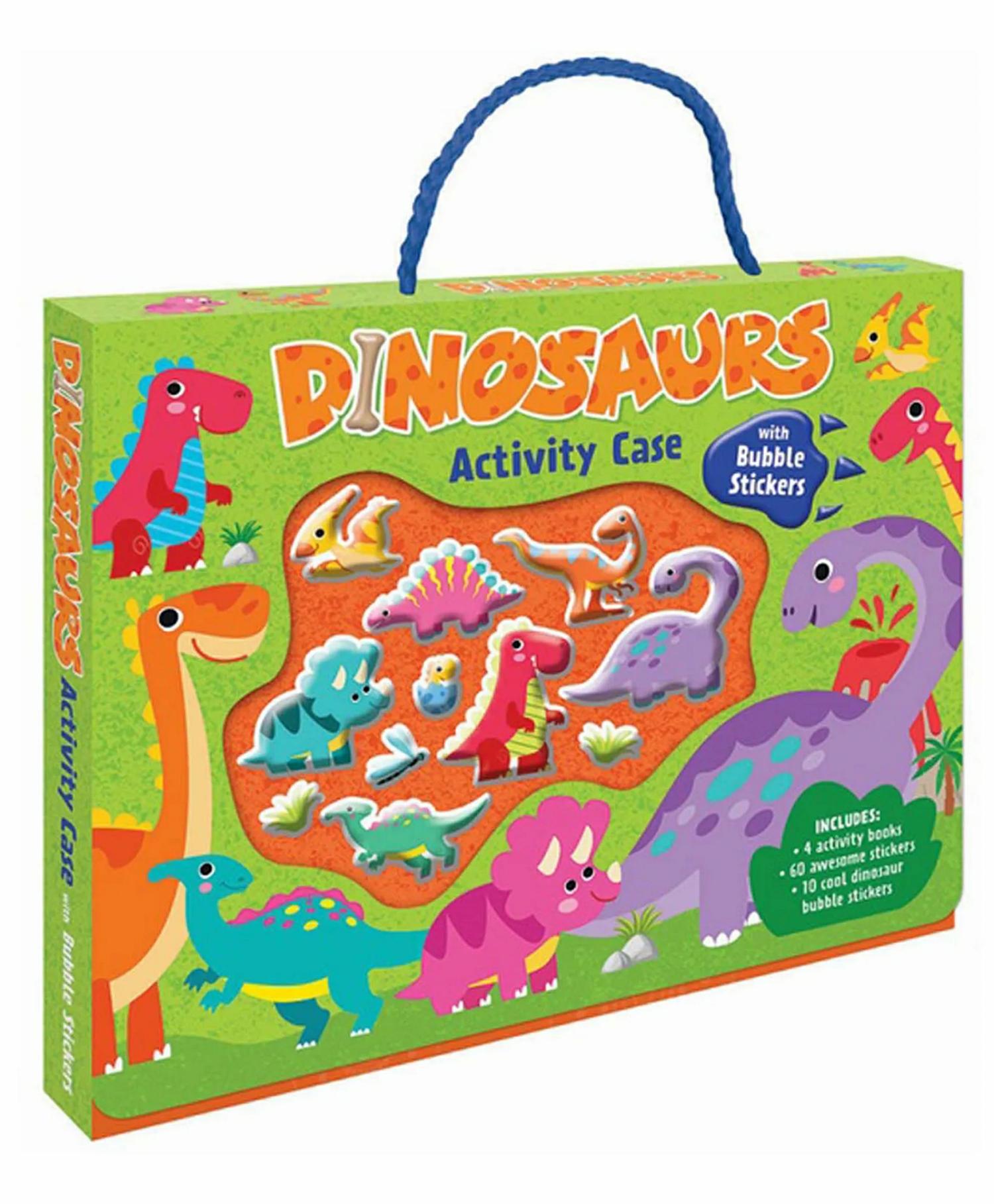 Dinosaur Activity Case Bubble Stickers Activity Books For Kids  |   Sticker Books Sticker Books Sticker Books