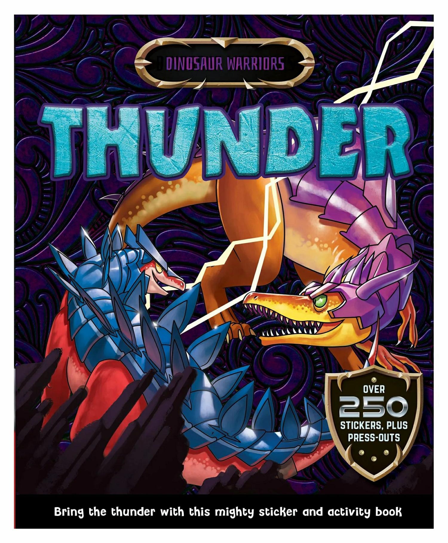 Dinosaur Warriors: Thunder Activity Book – English  |   Sticker Books Sticker Books Sticker Books