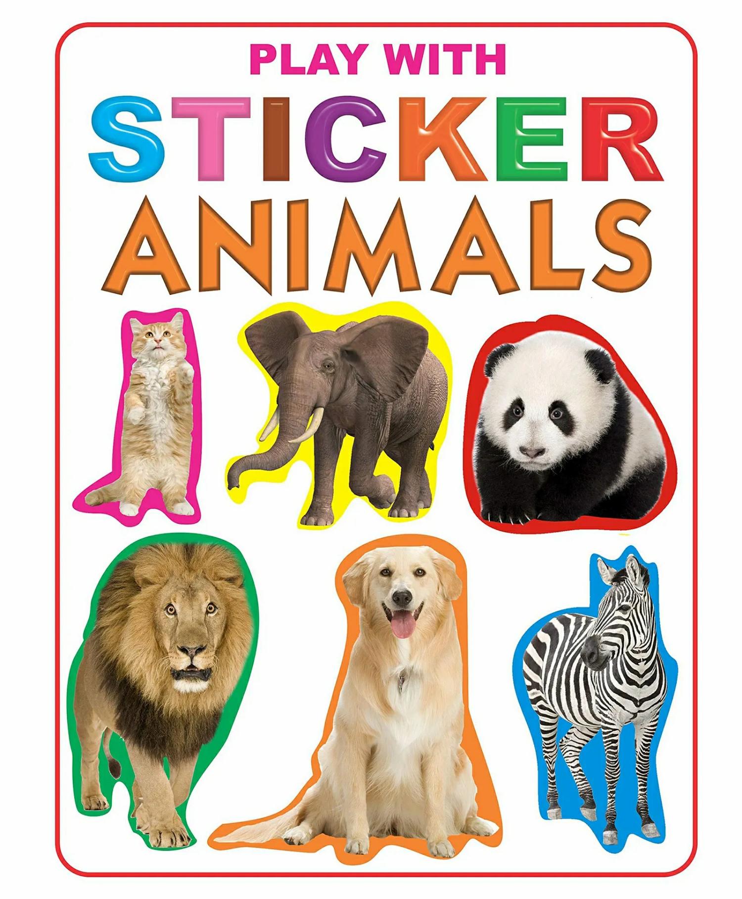 Dreamland Animals Play With Sticker Book For Children  |   Crafts, Hobbies & Activity Books Crafts, Hobbies & Activity Books Crafts