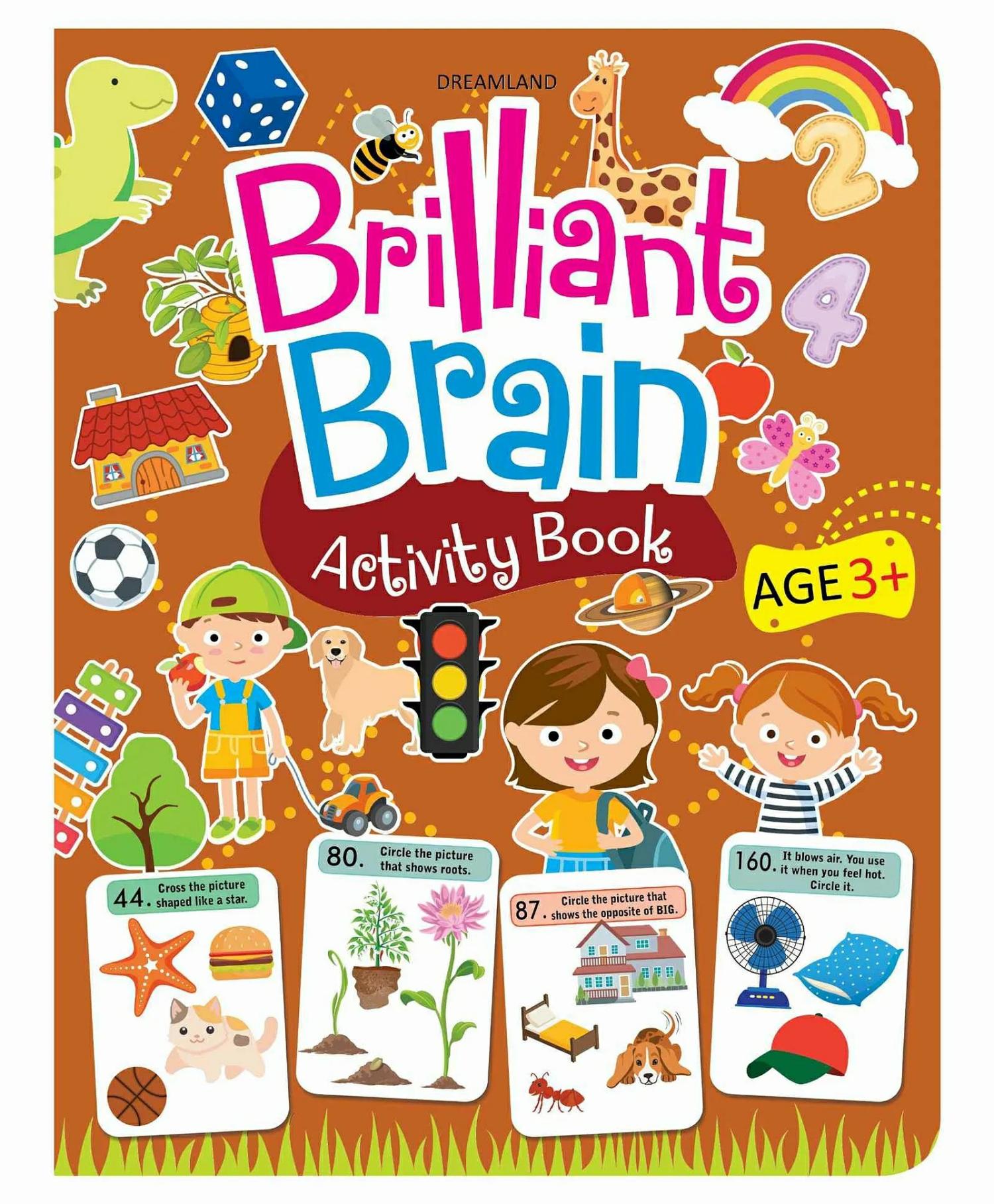 Dreamland Brilliant Brain Activity Book 3+  |   Crafts, Hobbies & Activity Books Crafts, Hobbies & Activity Books Crafts