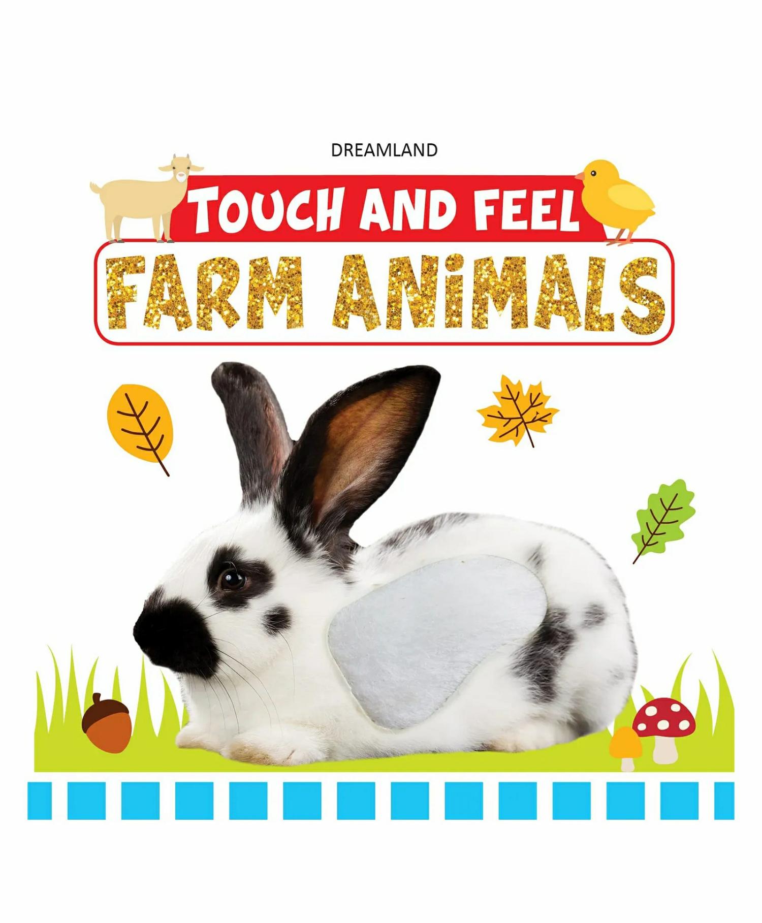 Dreamland Farm Animals Touch And Feel Book To Help Children Learn Different Textures  |   Board Books Board Books Board Books