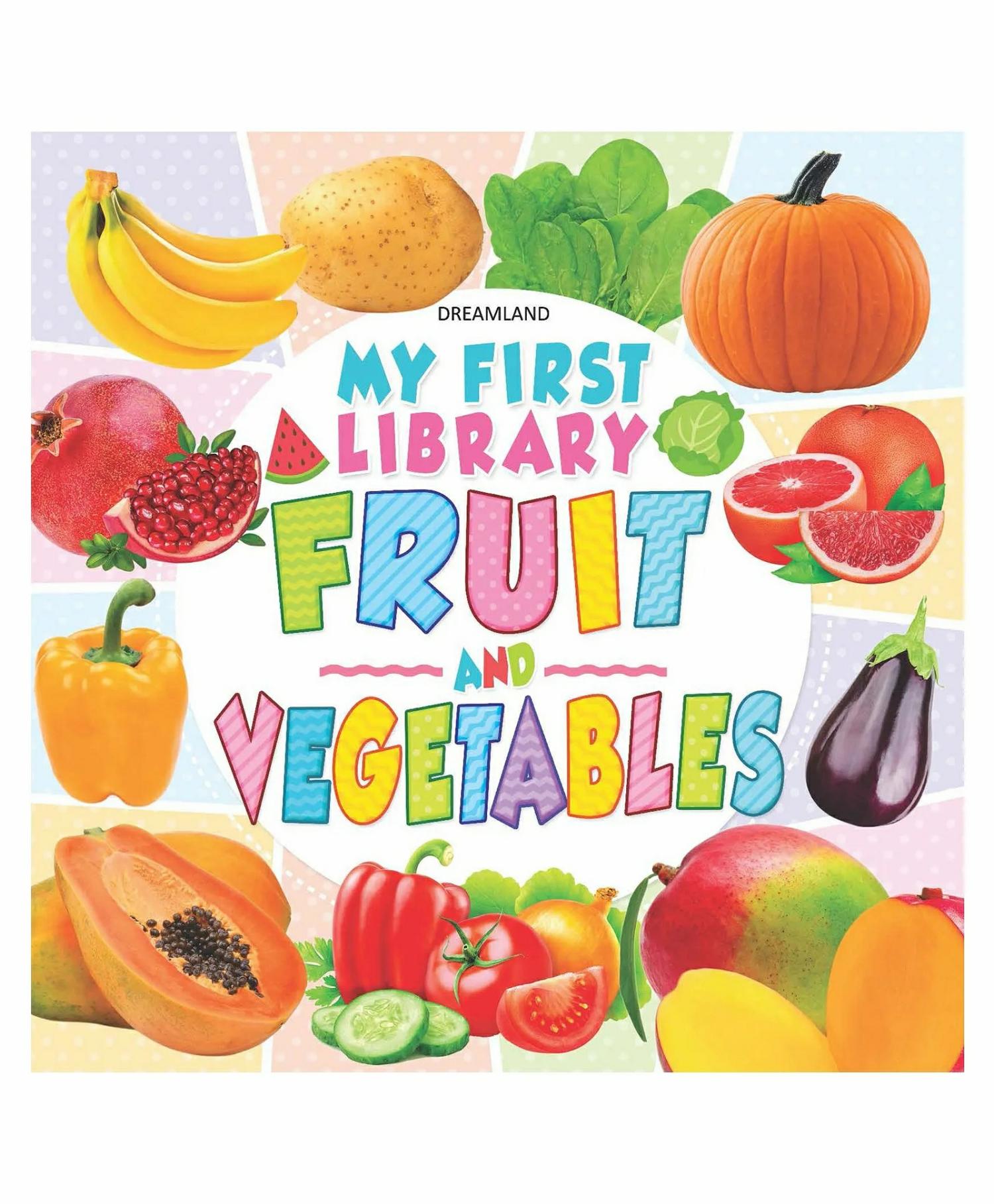 Dreamland Fruits & Vegetables My First Library Early Learning Book For Children  |   Read & Learn Picture Books Picture Books