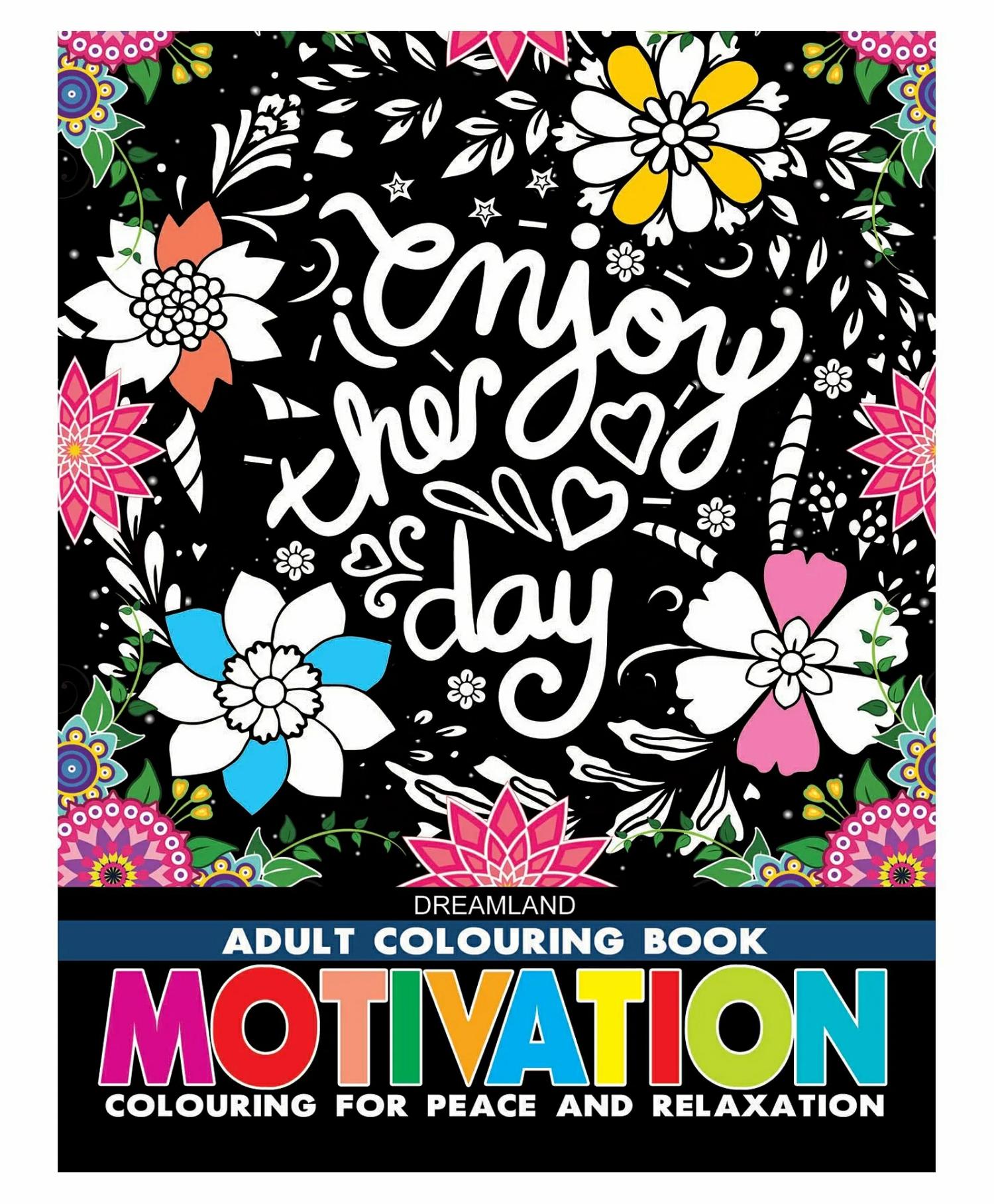 Dreamland Motivation- Colouring Book For Adults  |   Crafts, Hobbies & Activity Books Crafts, Hobbies & Activity Books Crafts