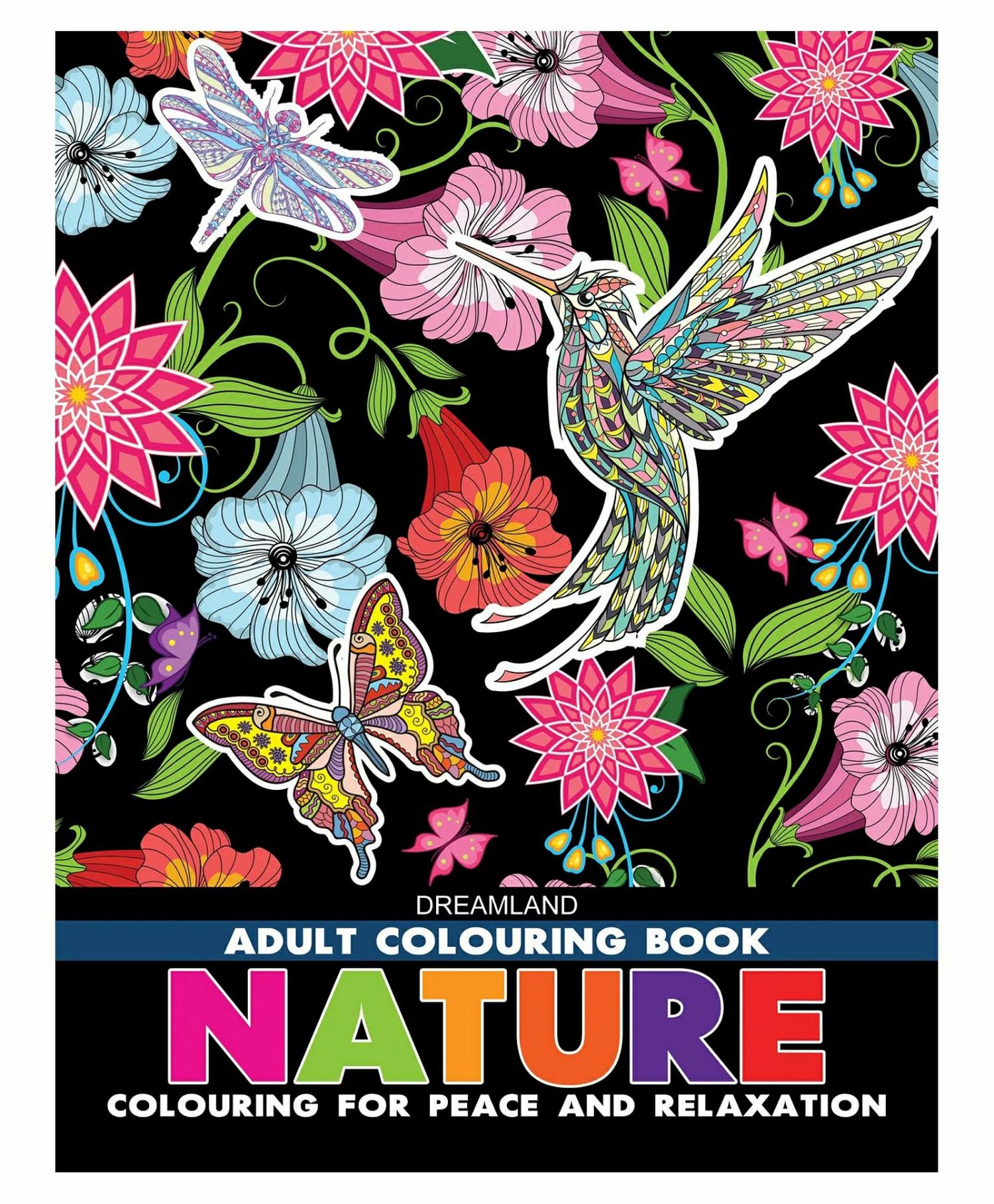 Dreamland Nature- Colouring Book For Adults  |   Drawing & Coloring Book Drawing & Coloring Book Drawing & Coloring Book