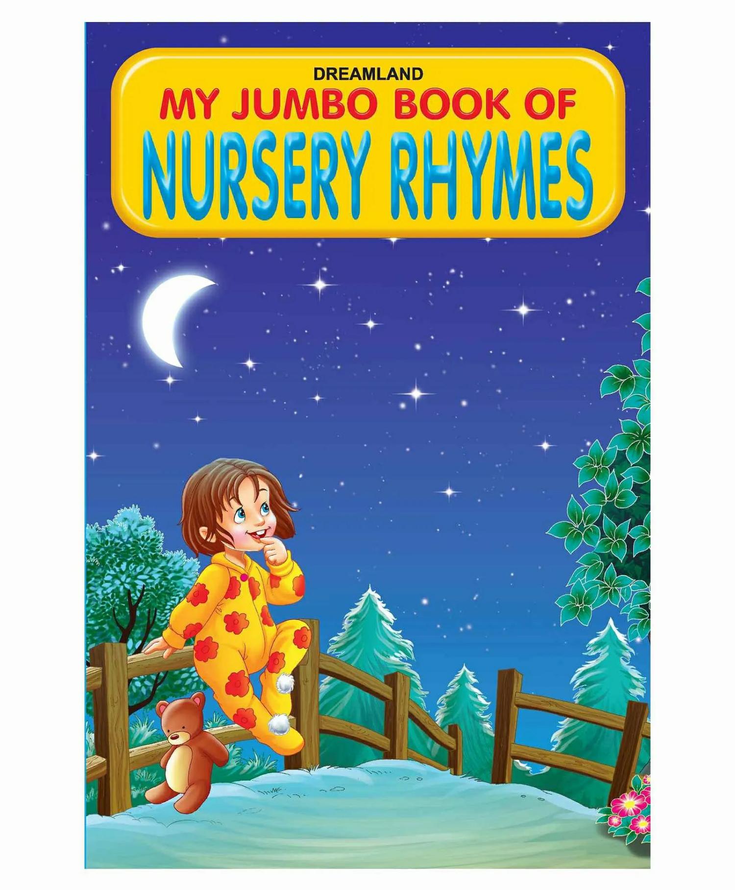 Dreamland Nursery Rhymes Jumbo Picture Book – A3 Size Book With 31 Rhymes For Early Learners (My Jumbo Books)  |   Rhymes & Poetry Books Rhymes & Poetry Books Rhymes & Poetry Books