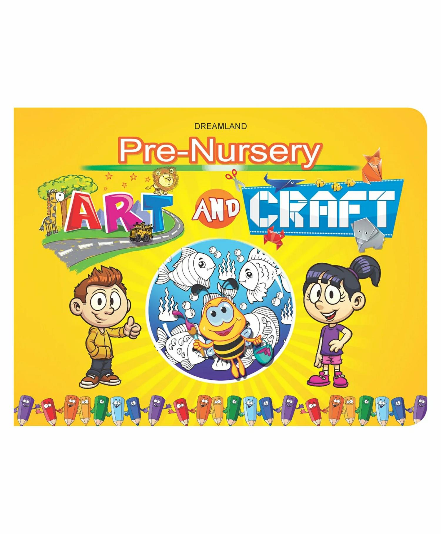 Dreamland Pre-Nursery Art & Craft Book , Early Learning Books  |   Drawing & Coloring Book Drawing & Coloring Book Drawing & Coloring Book