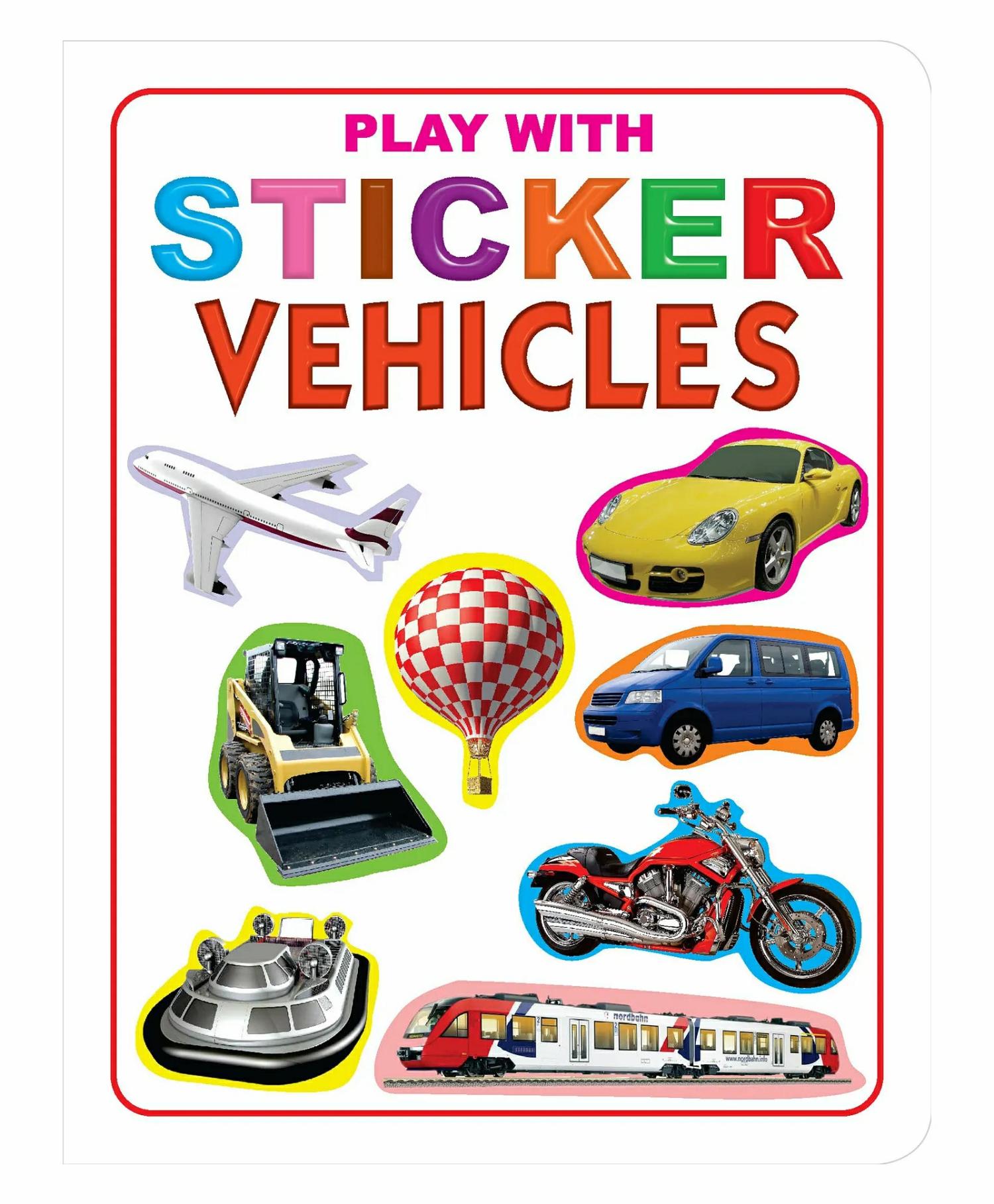 Dreamland Vehicles Play With Sticker Book For Children (My Sticker Activity Books)  |   Sticker Books Sticker Books Sticker Books