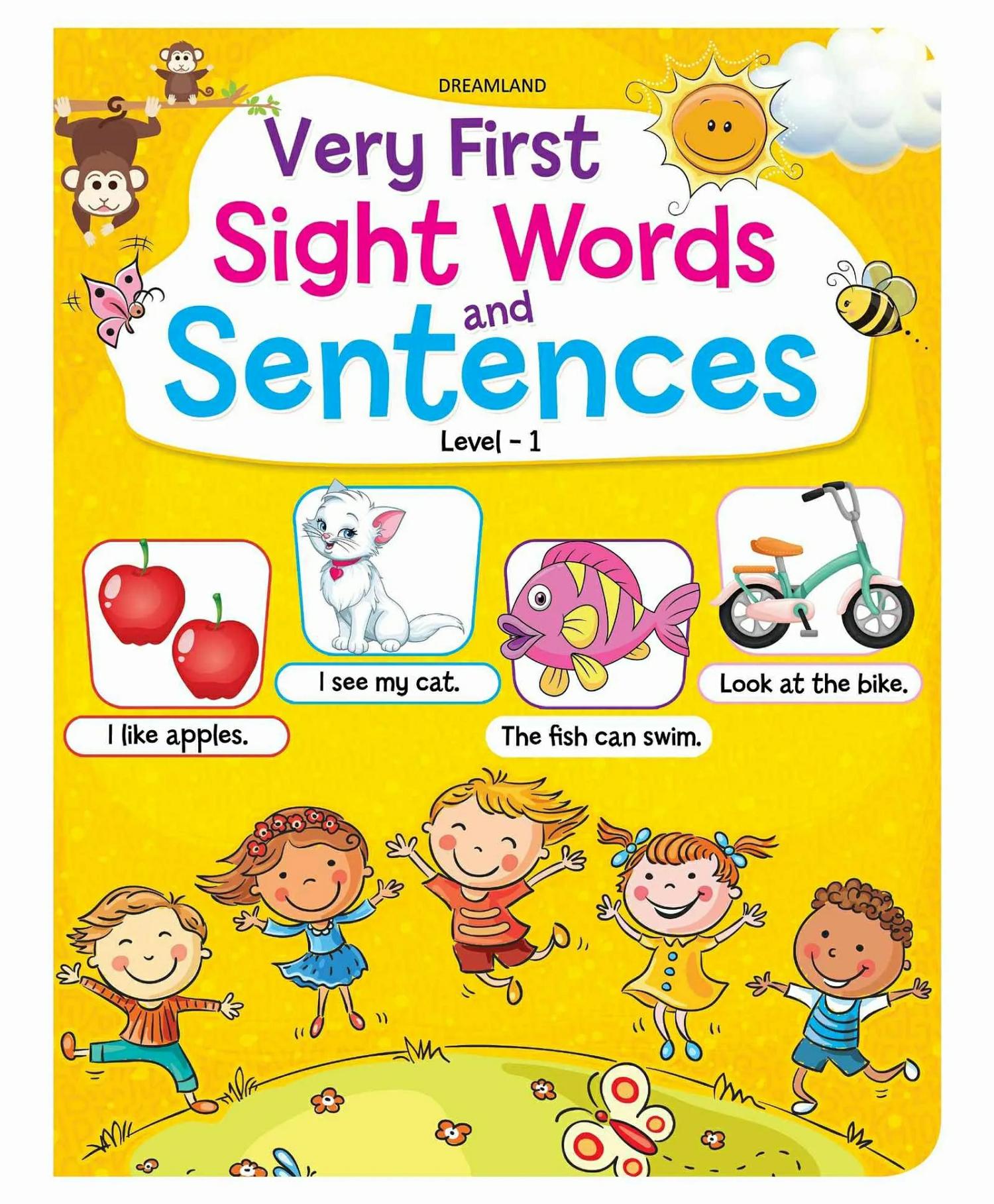 Dreamland Very First Sight Words Sentences Level 1  |   Read & Learn Picture Books Picture Books