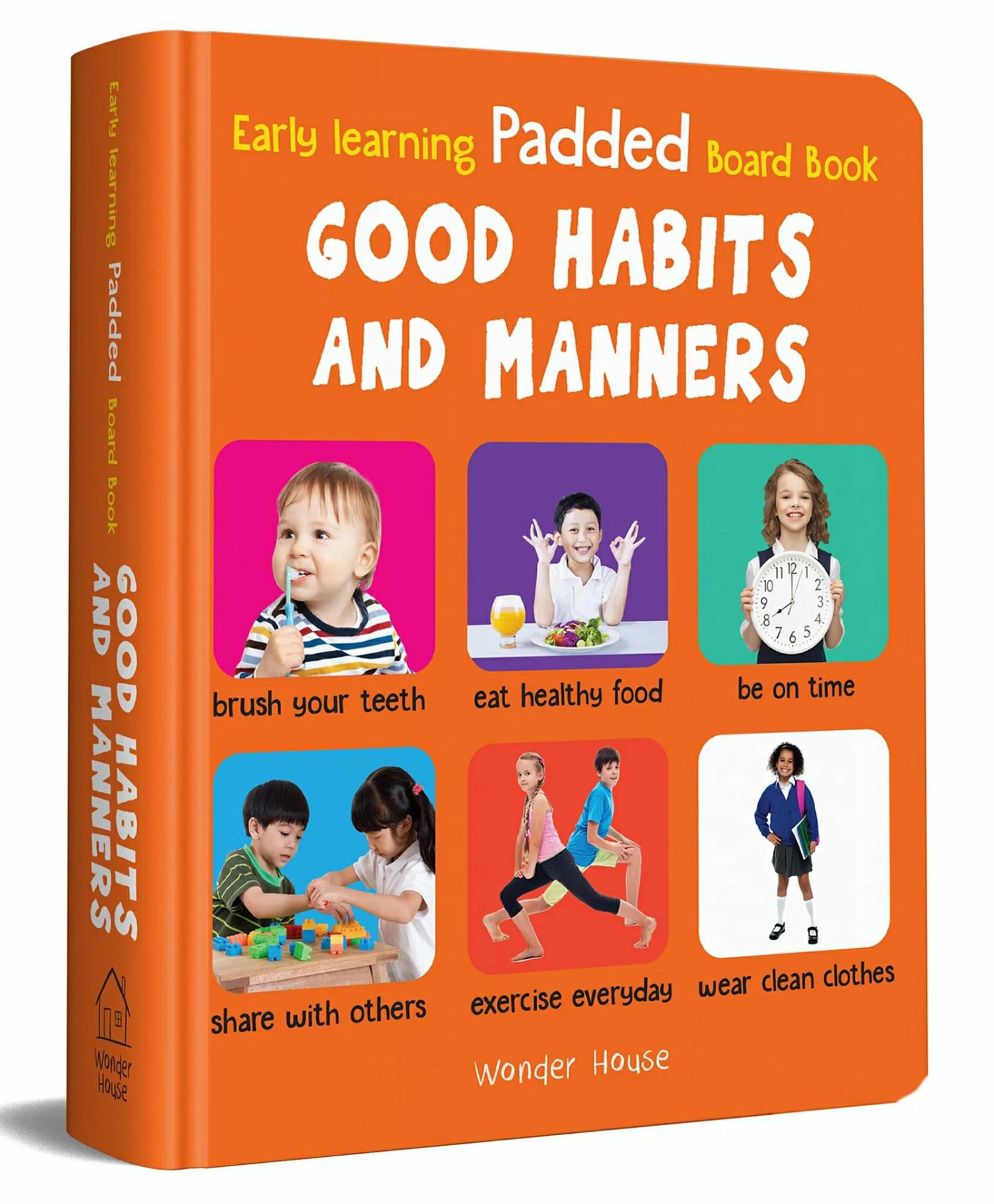 Early Learning Padded Book Of Good Habits And Manners – English  |   Board Books Board Books Board Books