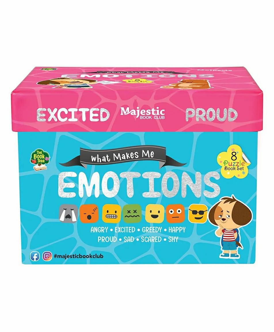 Emotion Set Of 8 Puzzle Board Books – English  |   Board Books Board Books Board Books