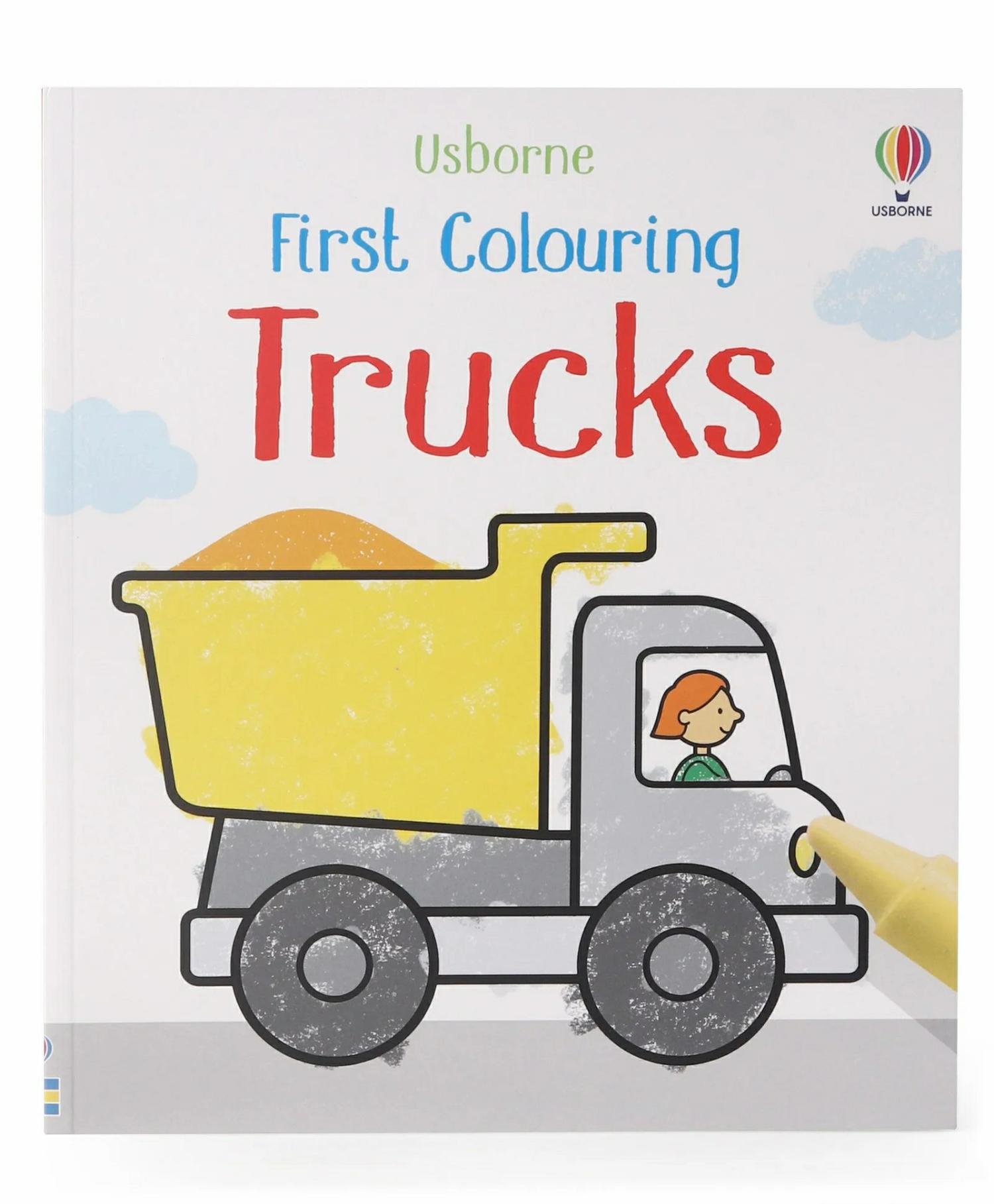 First Colouring Trucks – English  |   Crafts, Hobbies & Activity Books Crafts, Hobbies & Activity Books Crafts