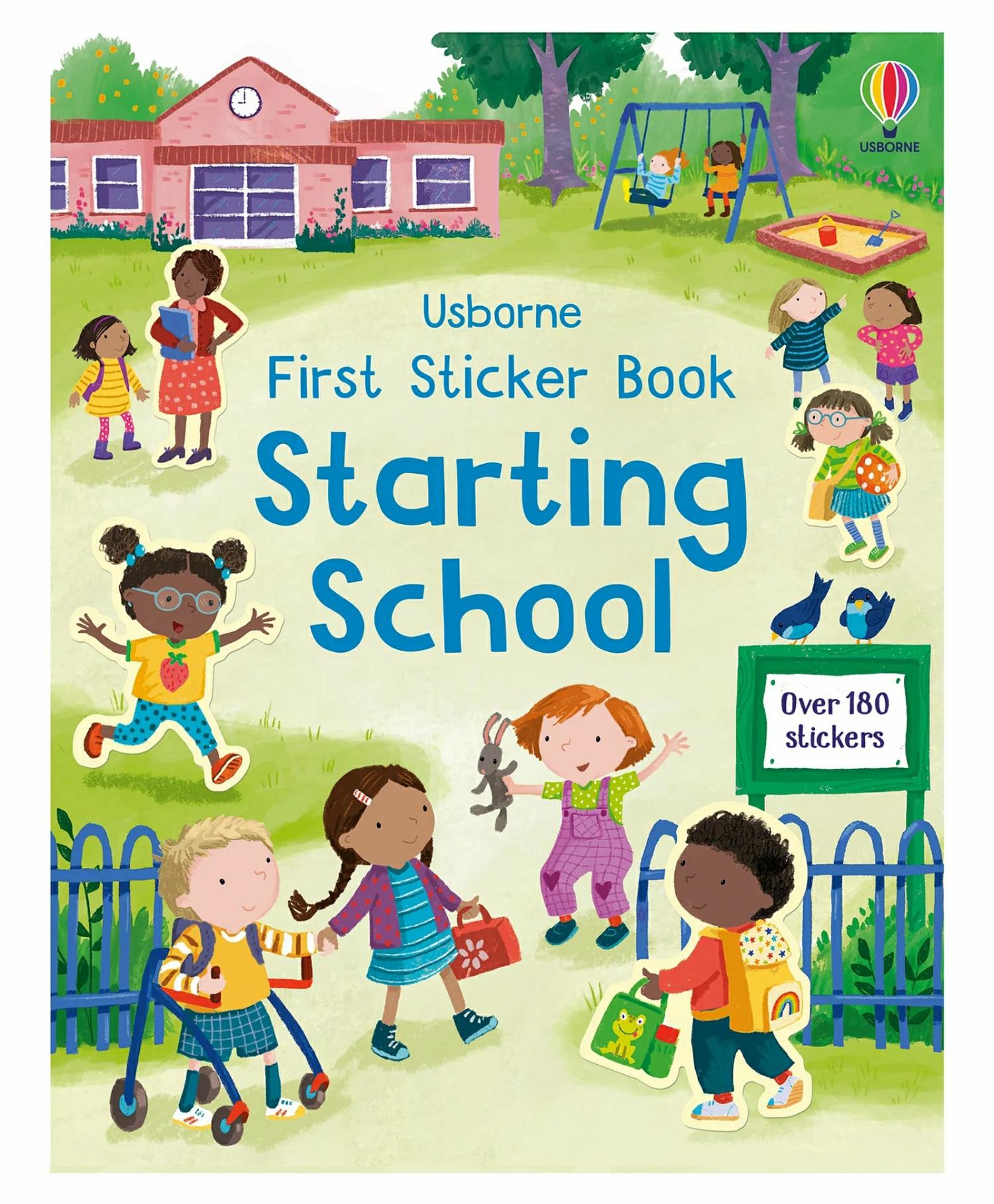 First Sticker Book Starting School By Holly Bathie- English  |   Sticker Books Sticker Books Sticker Books