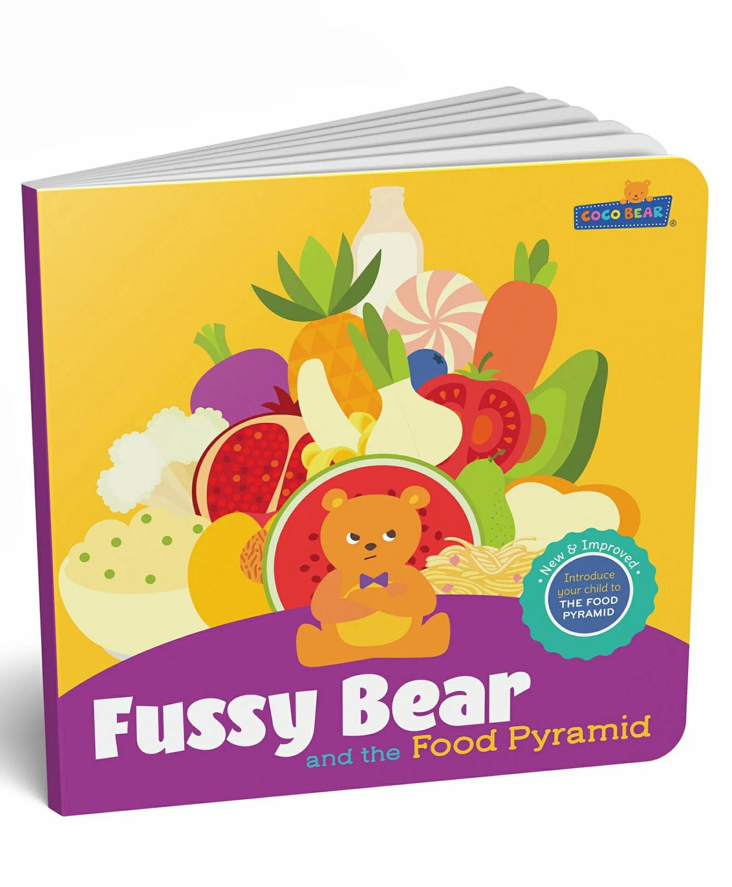 Fussy Bear And The Food Pyramid Board Book – English  |   Board Books Board Books