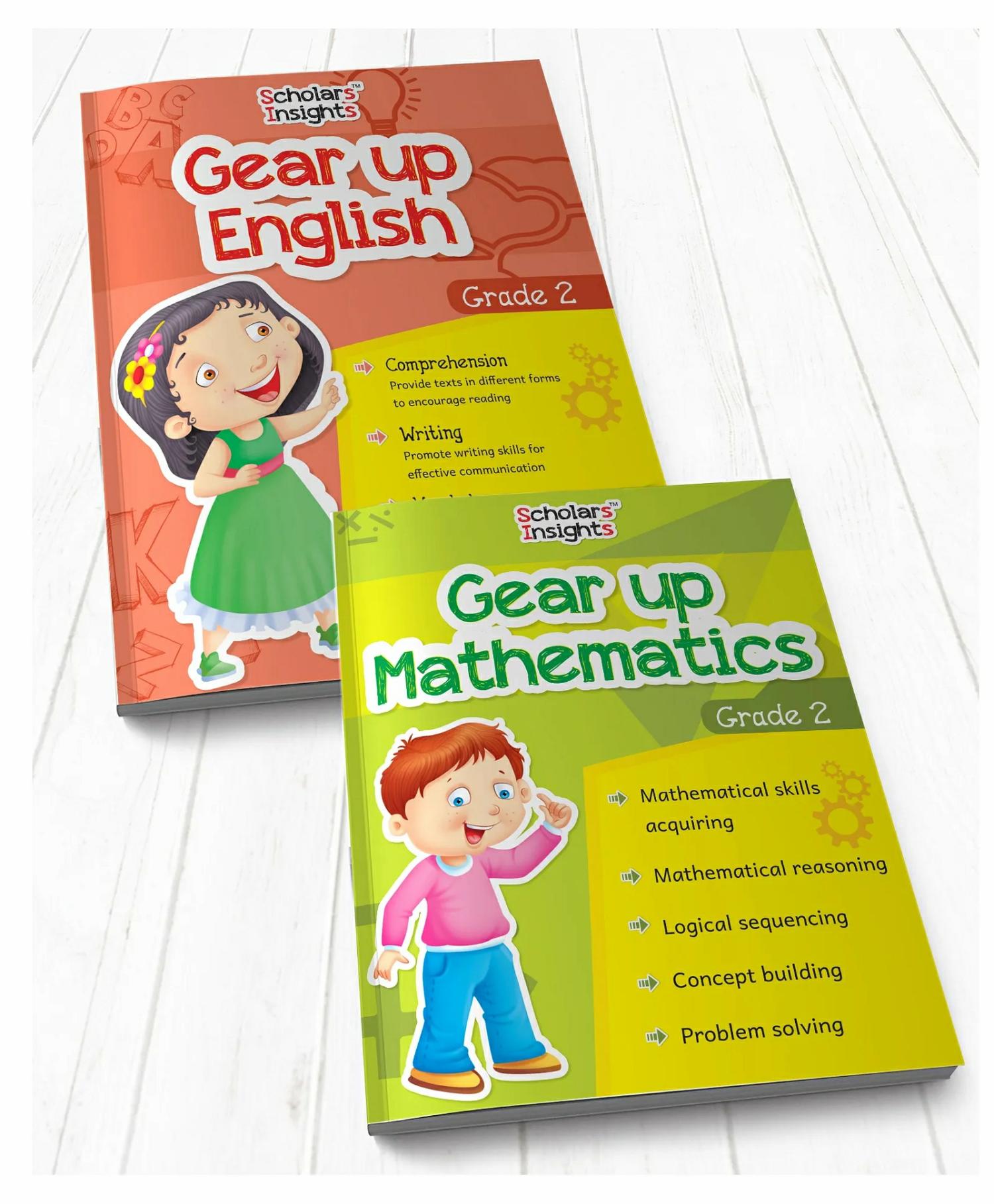 Gear Up English & Mathematics Grade 2 Set Of 2 – English  |   Academic Books Academic Books Academic Books