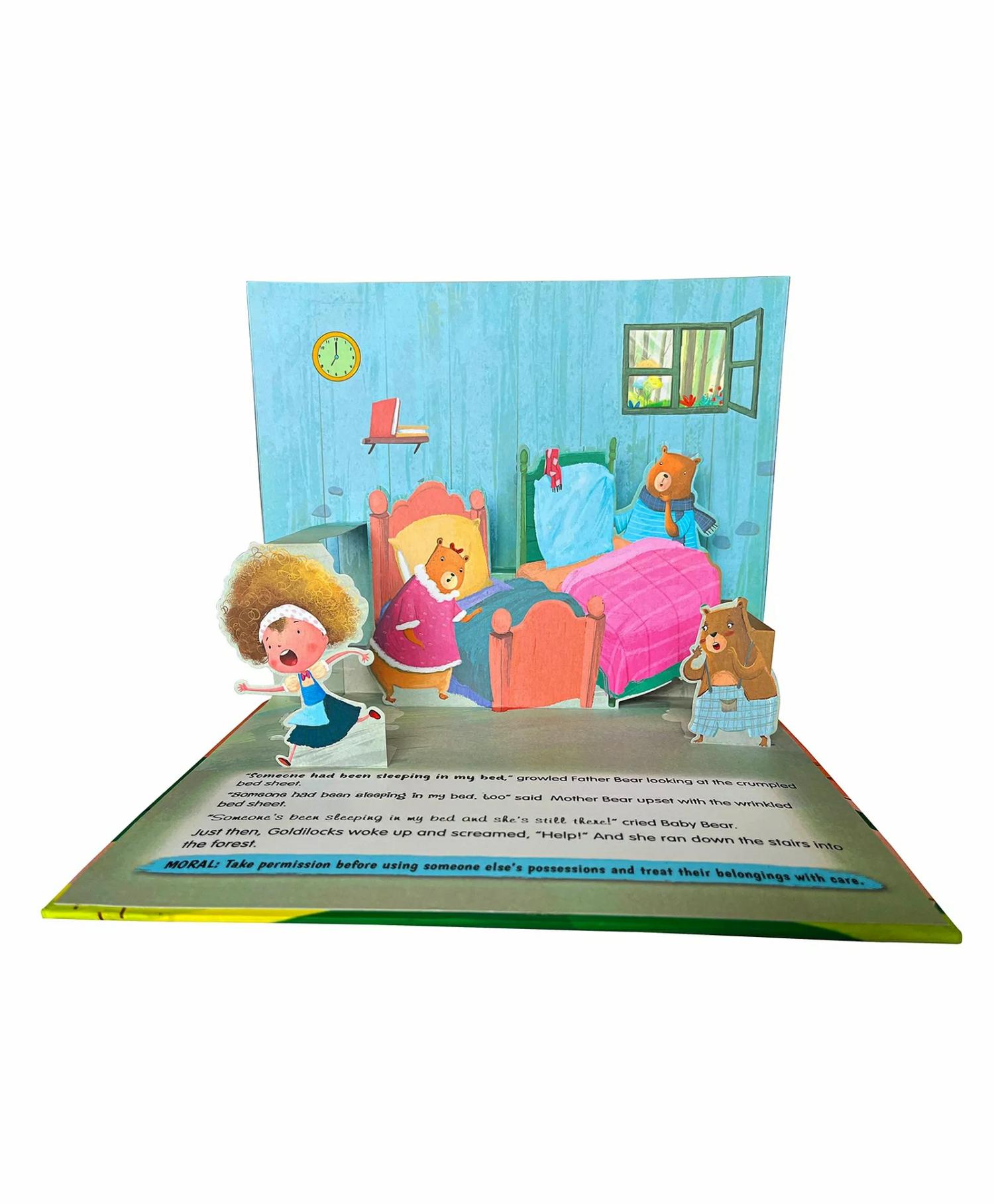 Goldilocks & The Three Bears (Pop-Up) -English  |   Board Books Board Books Board Books