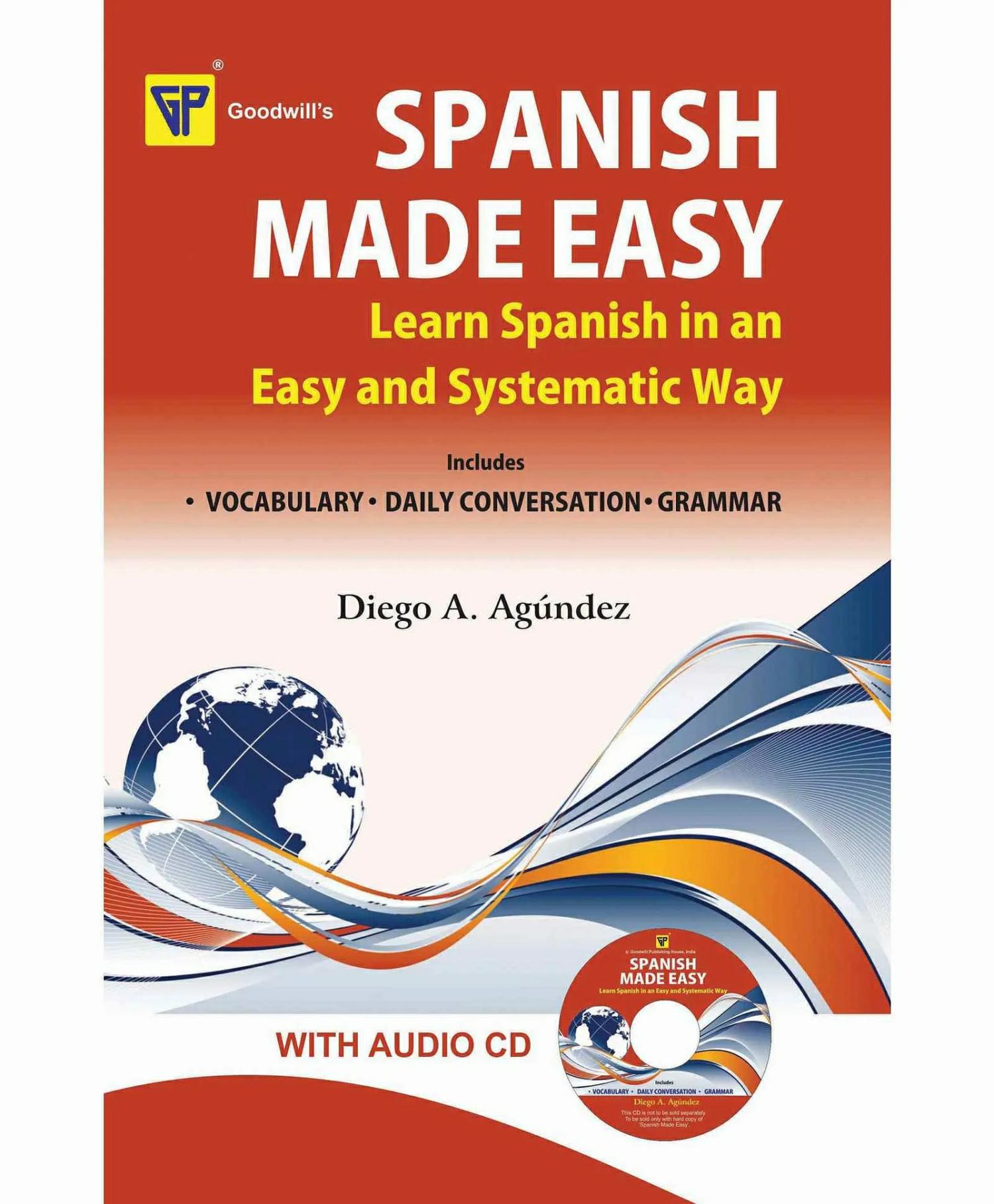 Goodwill Publishing House Spanish Made Easy Book With Audio Cd – English Spanish  |   Cd’s & Movies Cd's & Movies Cd's & Movies