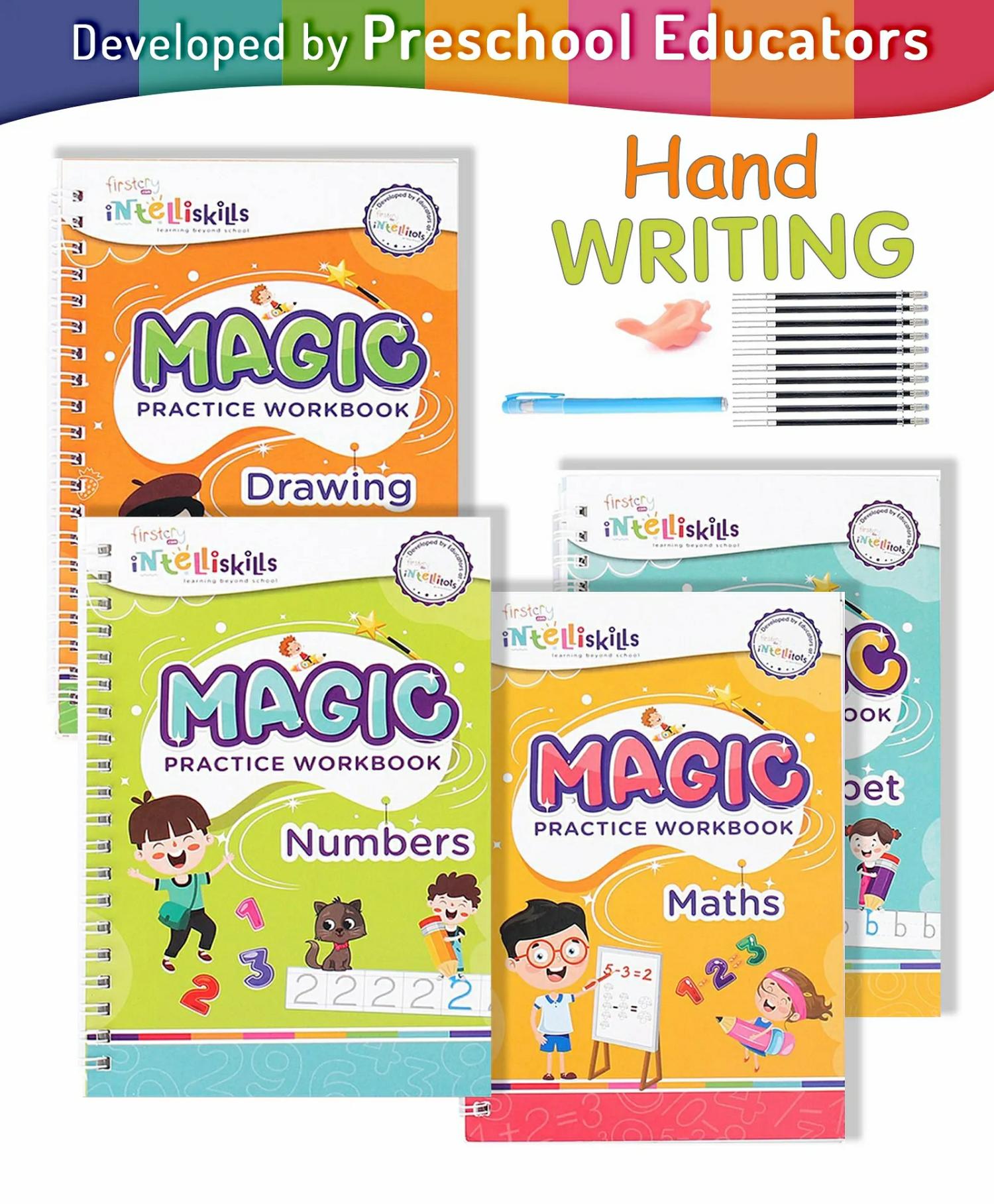 Handwriting Magic Practice Workbook Set – English  |   Picture Books Picture Books Picture Books