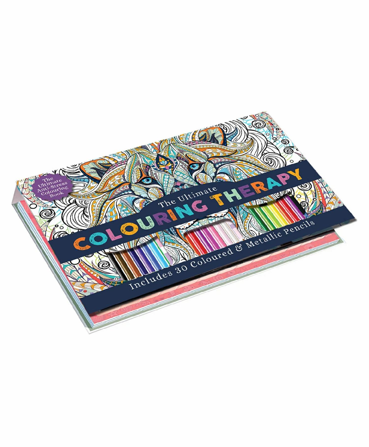 Hello Friend Books The Ultimate Colouring Therapy Kit: Anti Stress Colouring Art Kit With 30 Coloured Pencils And Creative Artwork  |   Pregnancy & Parenting Books Pregnancy & Parenting Books Pregnancy & Parenting Books